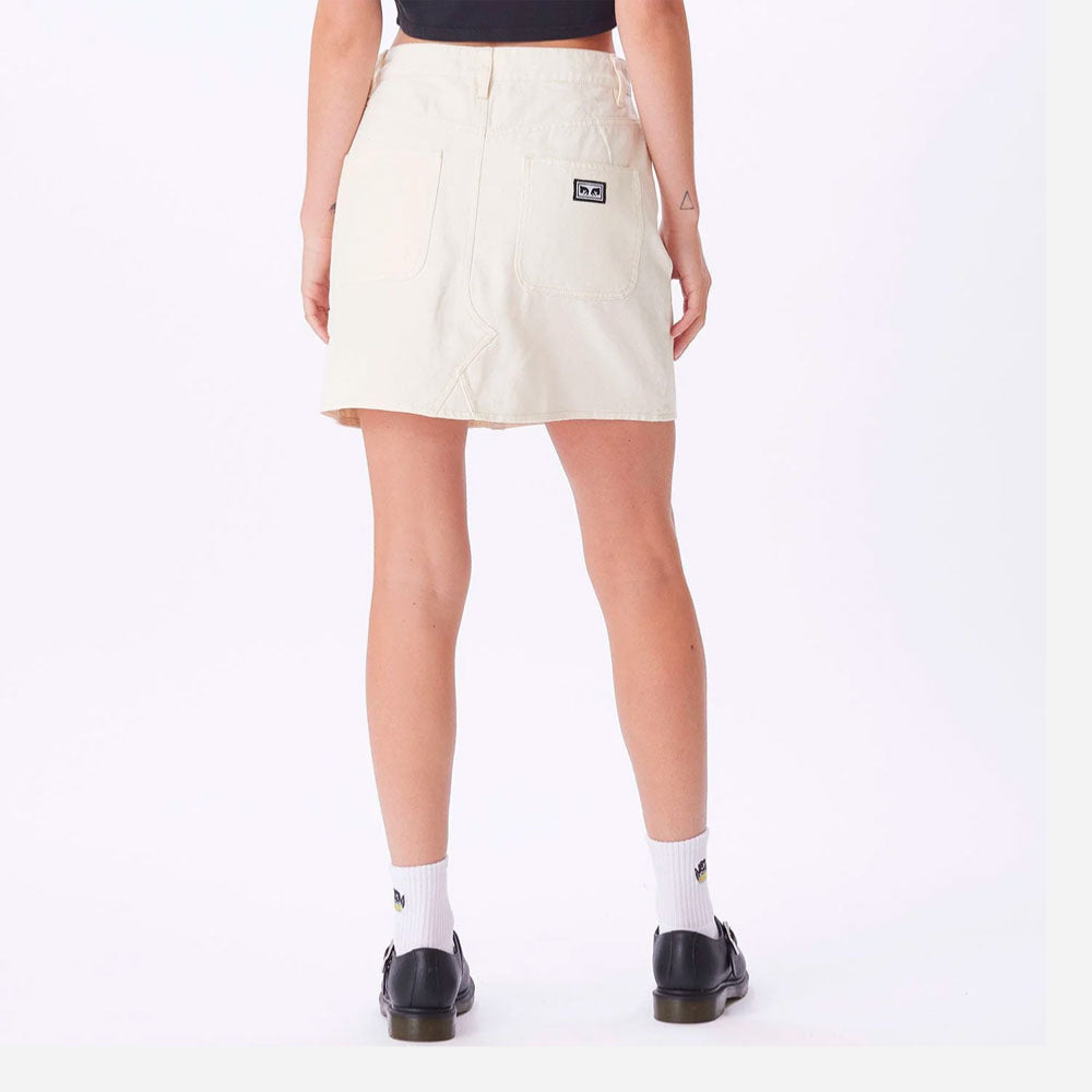 OBEY W-  BIBI CARPENTER SKIRT - Unbleached