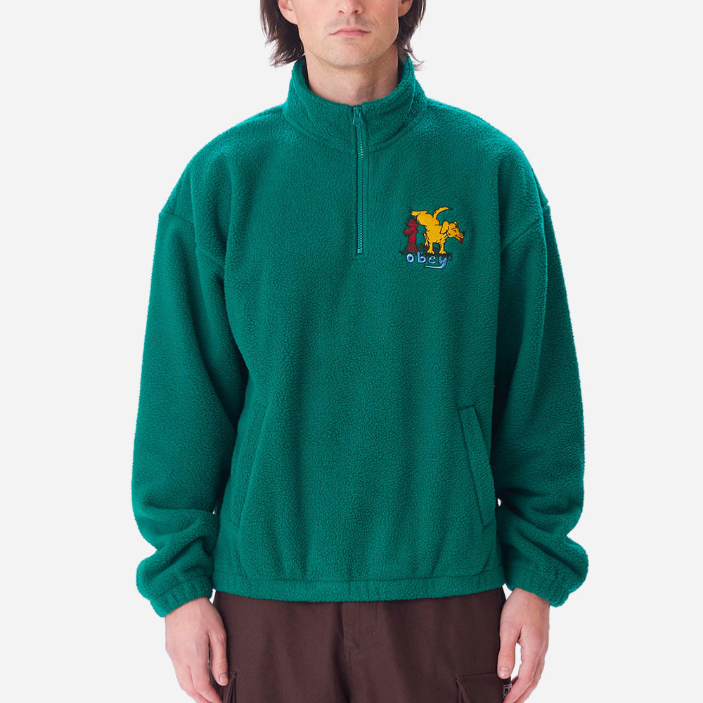 OBEY - CORRIDOR MOCKNECK - Aventurine Green