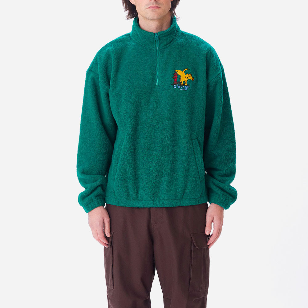 OBEY - CORRIDOR MOCKNECK - Aventurine Green