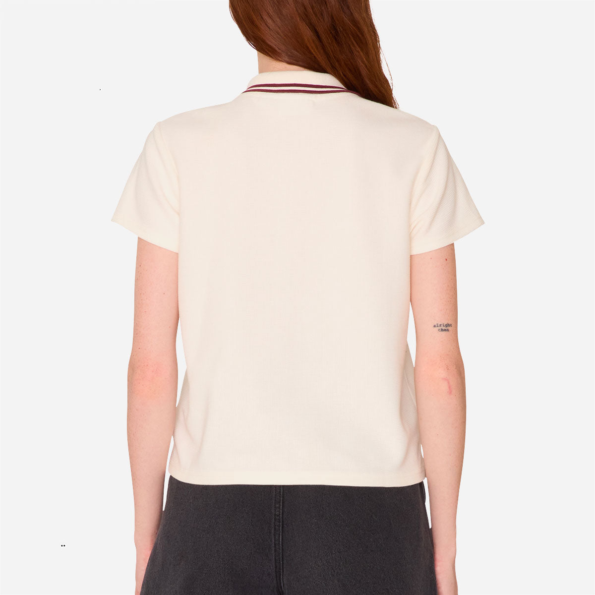 OBEY - DUAL POLO SS - Marshmallow