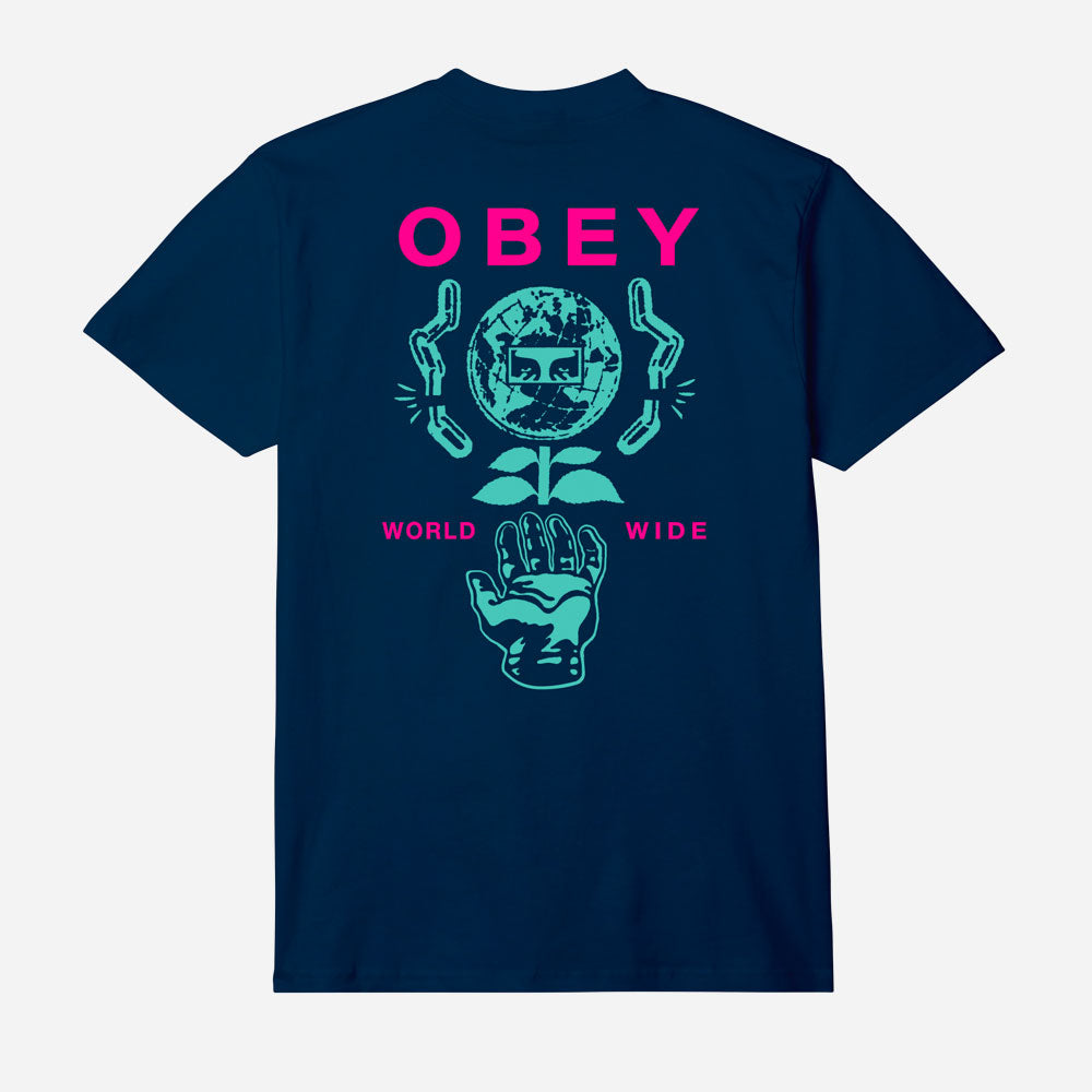 OBEY - HELPING HAND - Navy
