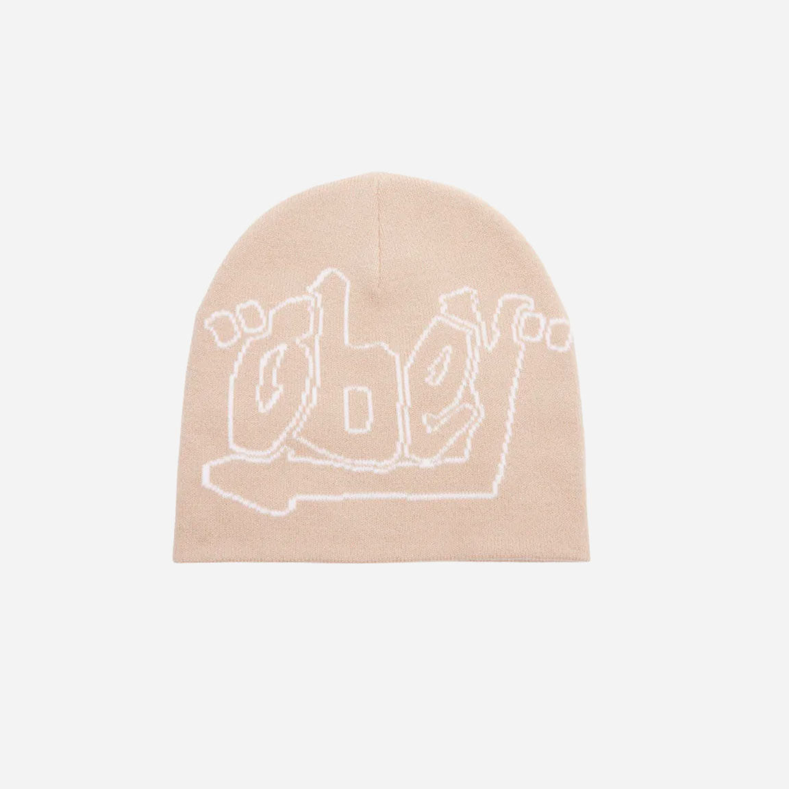 OBEY - QUOTE BEANIE - Silver grey