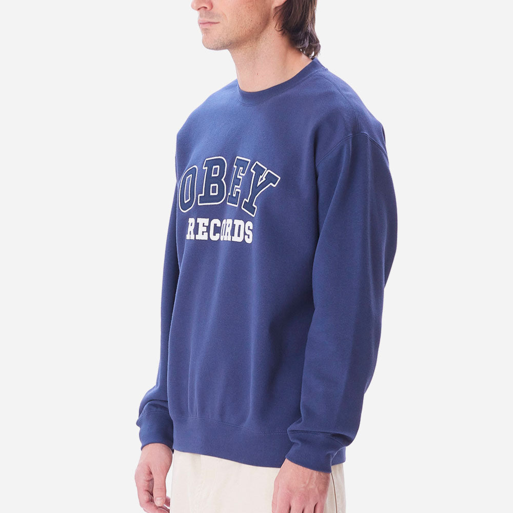 OBEY- RECORDS CREW - ACADEMY NAVY