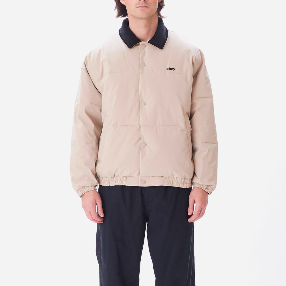 OBEY - WHISPERS JACKET -  Feather Grey Multi