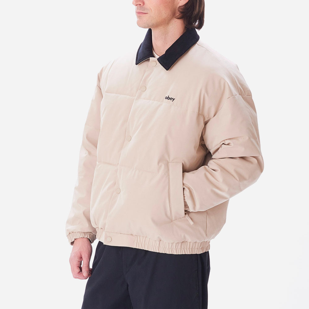 OBEY - WHISPERS JACKET -  Feather Grey Multi