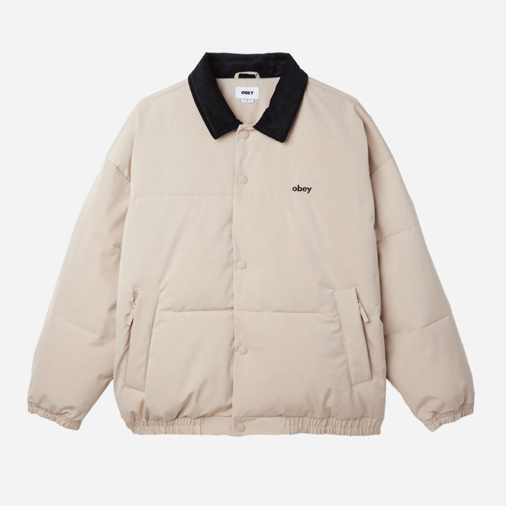 OBEY - WHISPERS JACKET -  Feather Grey Multi