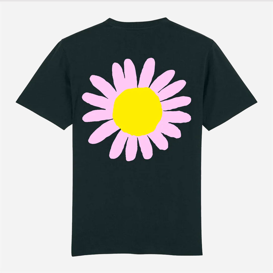 Onze Metres Carres - Flower Classic Tshirt - Black