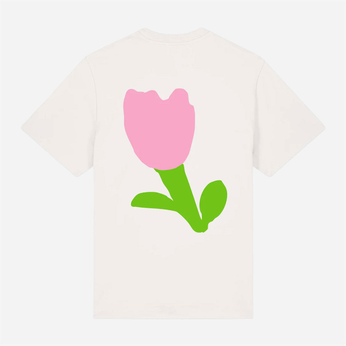 Onze Metres Carres - Tulipe Louis Garnet Tshirt - Off White