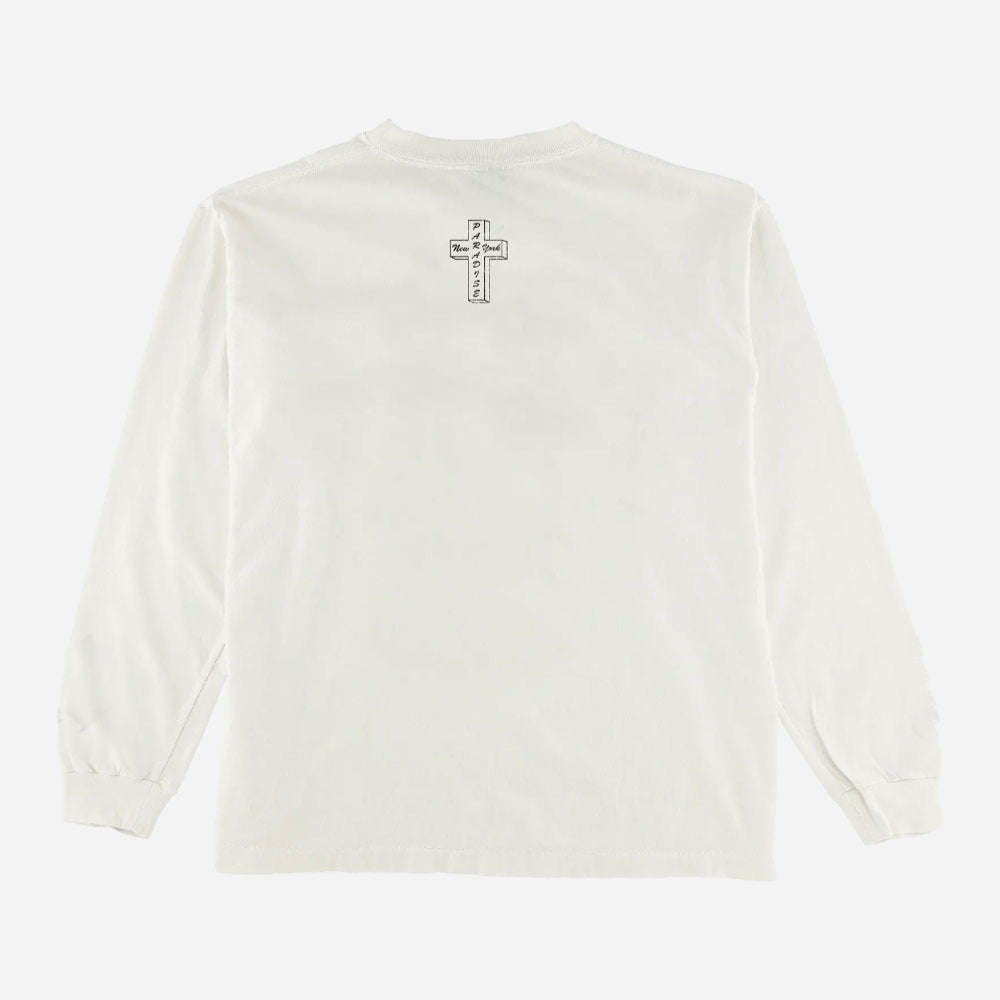 PARADISE - FALLEN ANGEL LS TEE - White