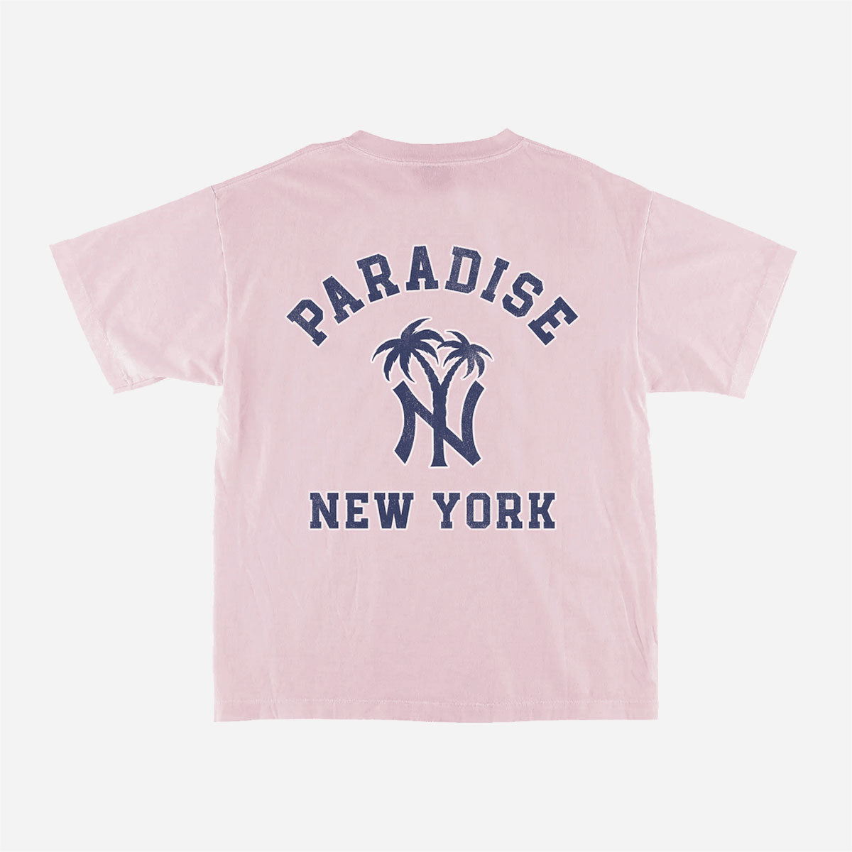 Paradise - NY Palm Logo Tee- Pink