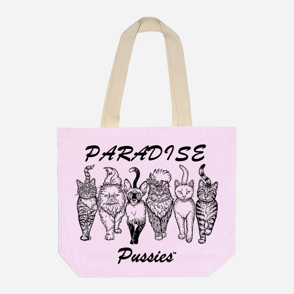 PARADISE - PARADISE PUSSIES TOTE - Pink