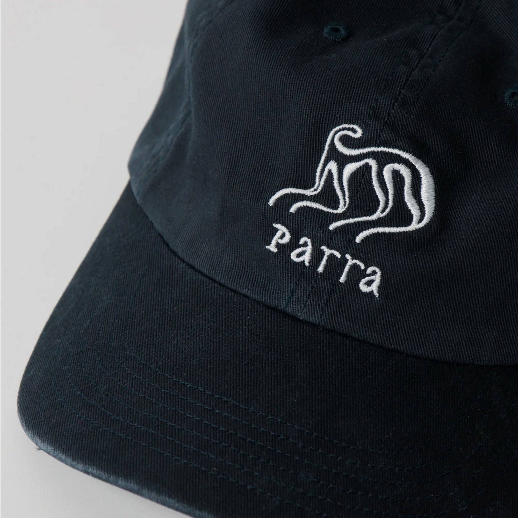 Parra - Alien head 6 panel hat - Midnight blue