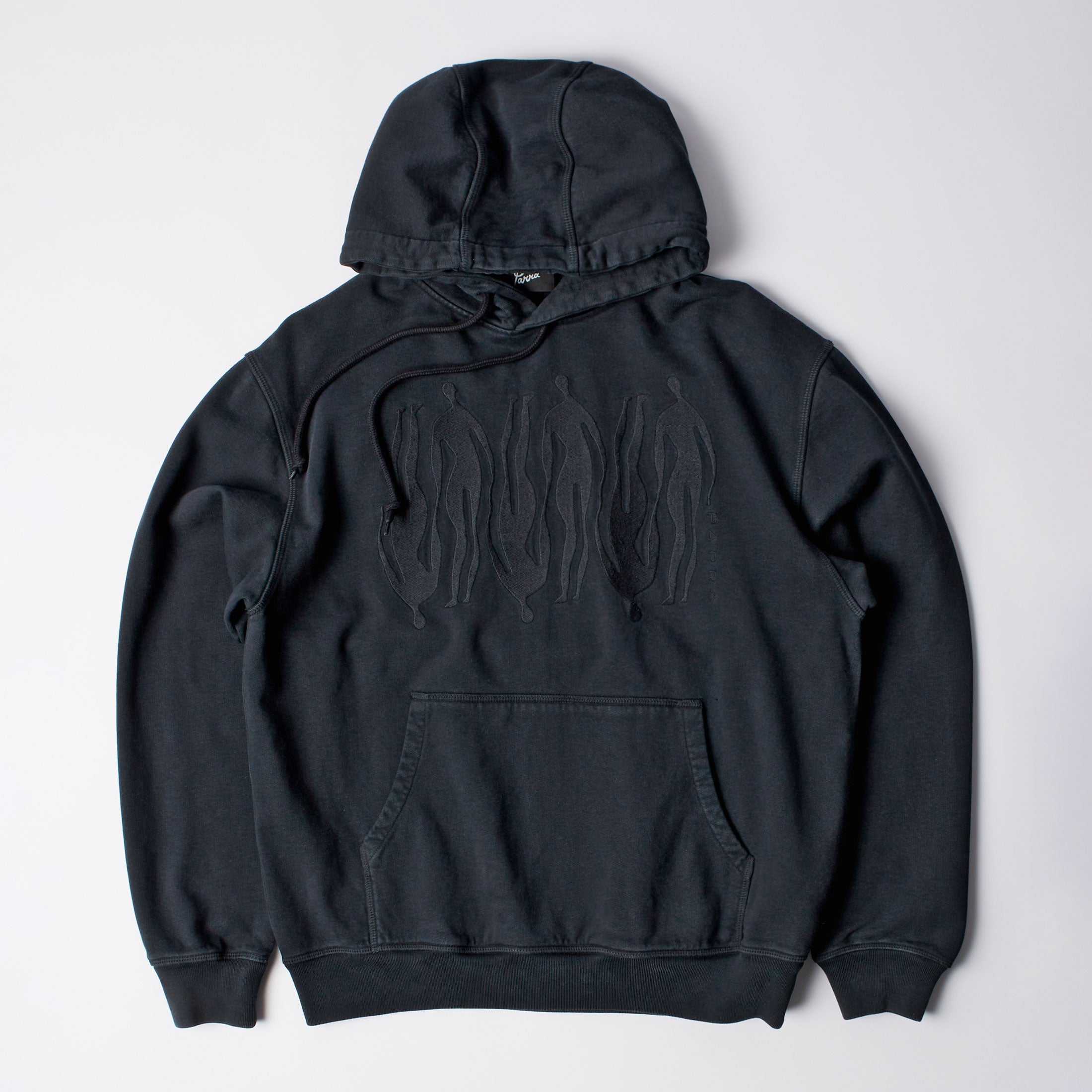Parra - Connected Guy Hooded Sweatshirt - Black