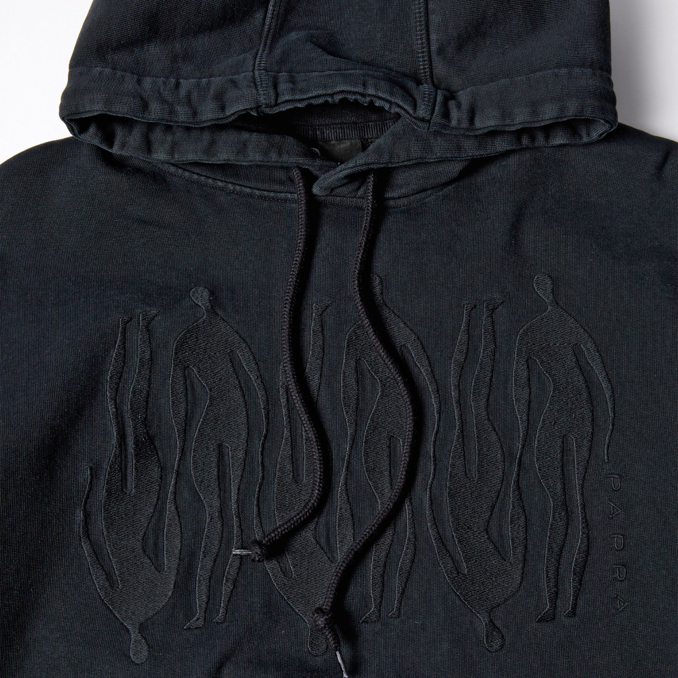 Parra - Connected Guy Hooded Sweatshirt - Black