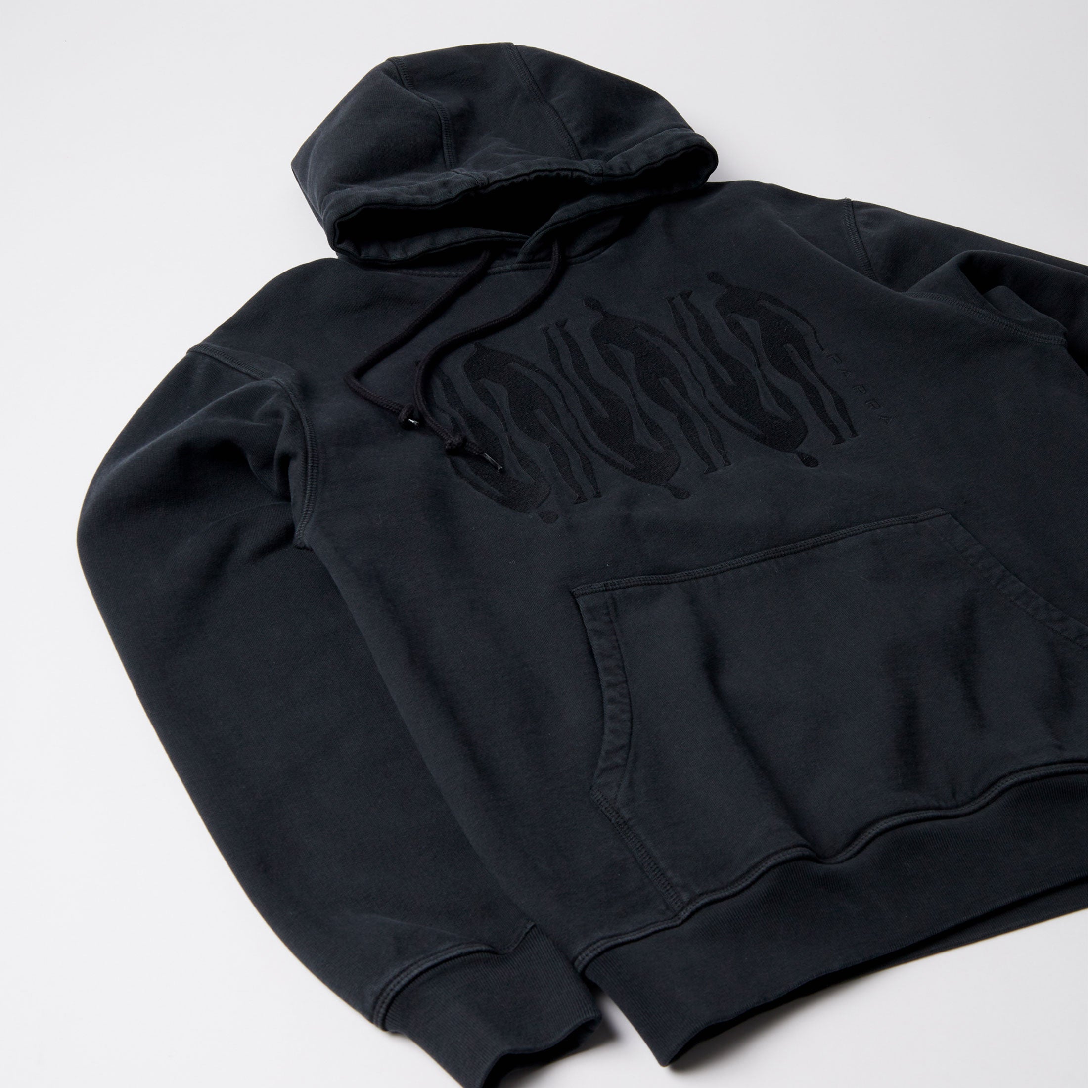Parra - Connected Guy Hooded Sweatshirt - Black