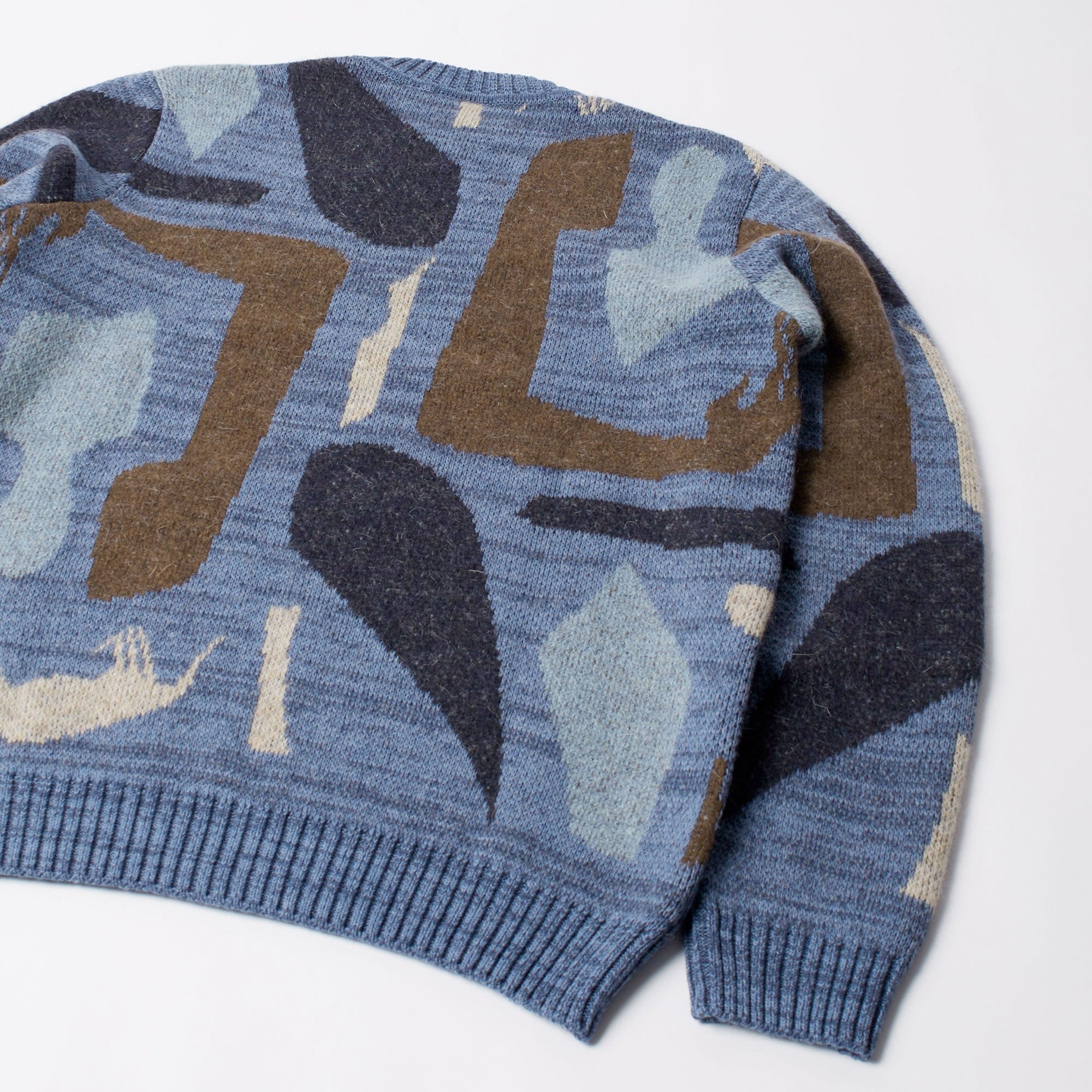 Parra - Detached Knitting Pullover - Blue