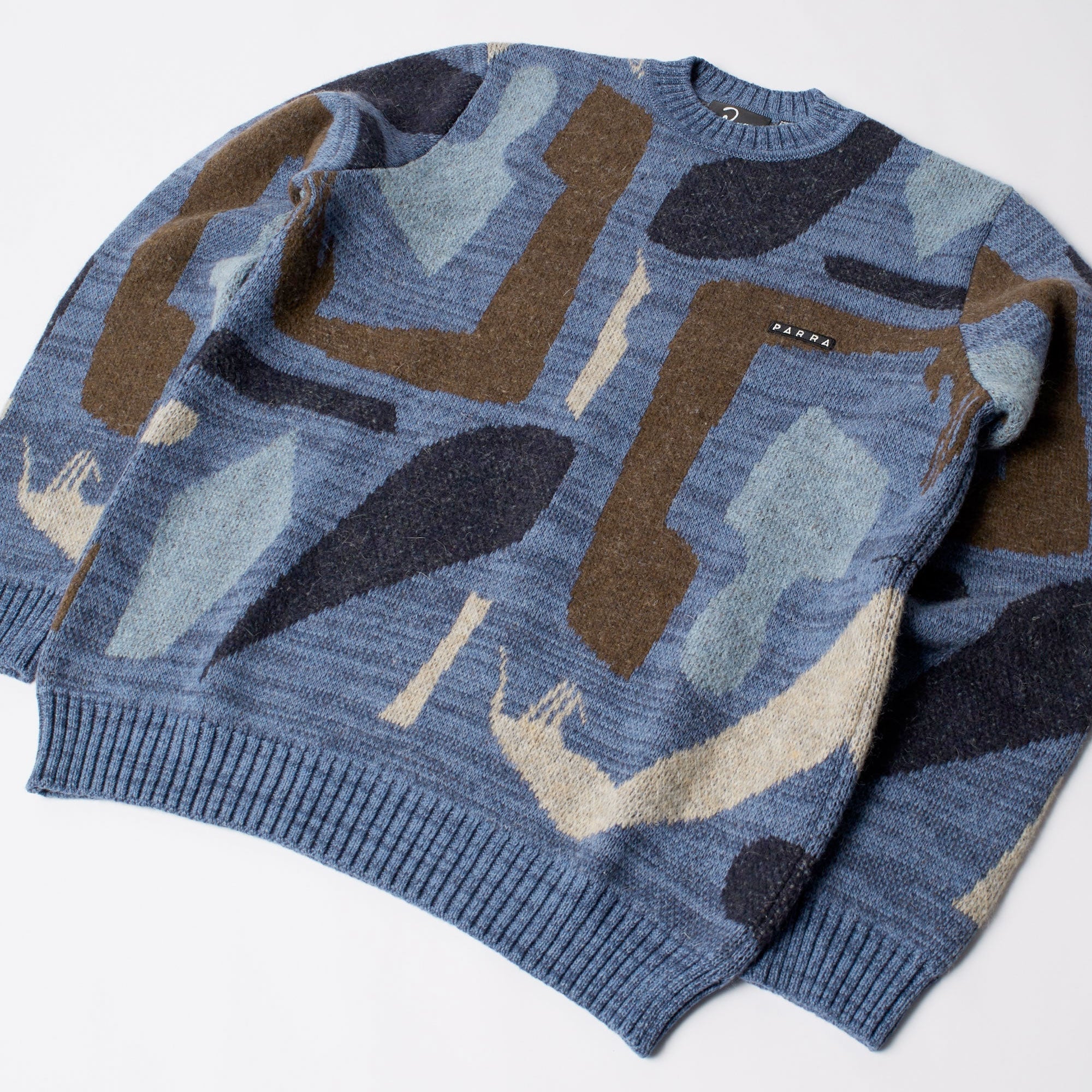 Parra - Detached Knitting Pullover - Blue