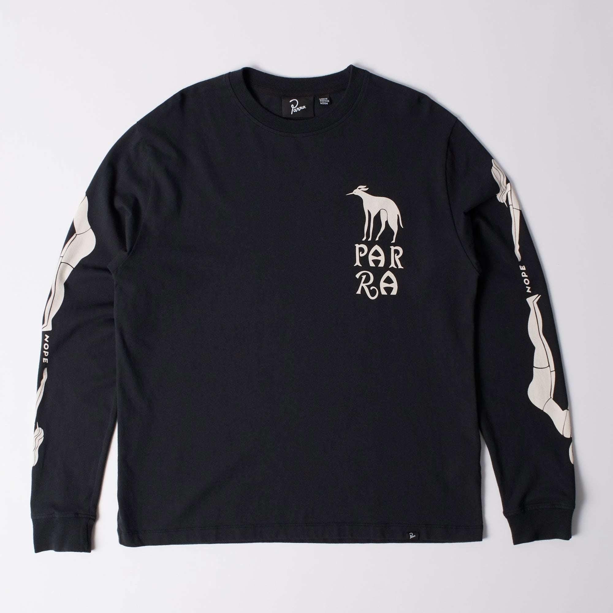 Parra - Dog Training Long Sleeve T-Shirt - Black