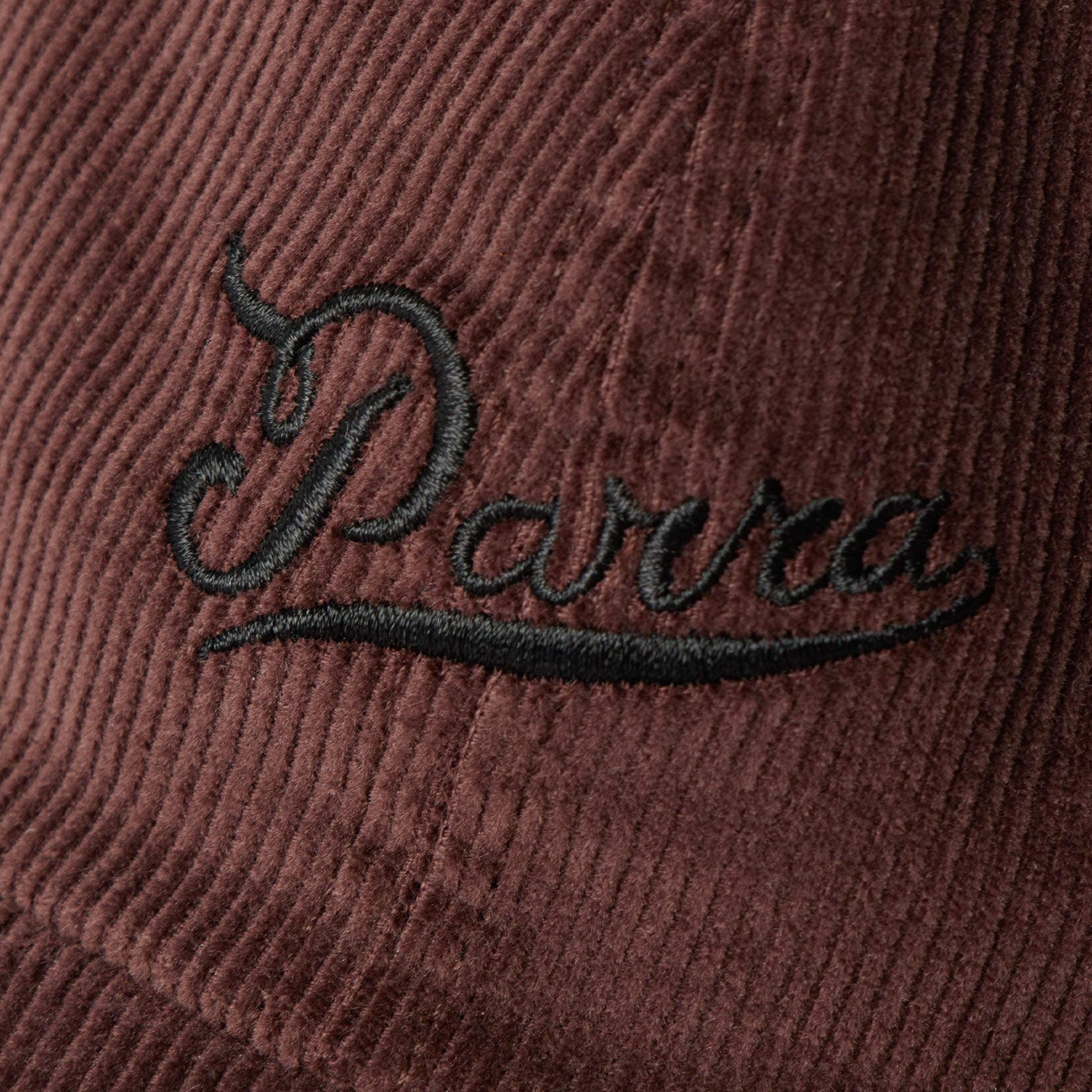 PARRA - FANCY 6 PANEL HAT - Dark Mahogany
