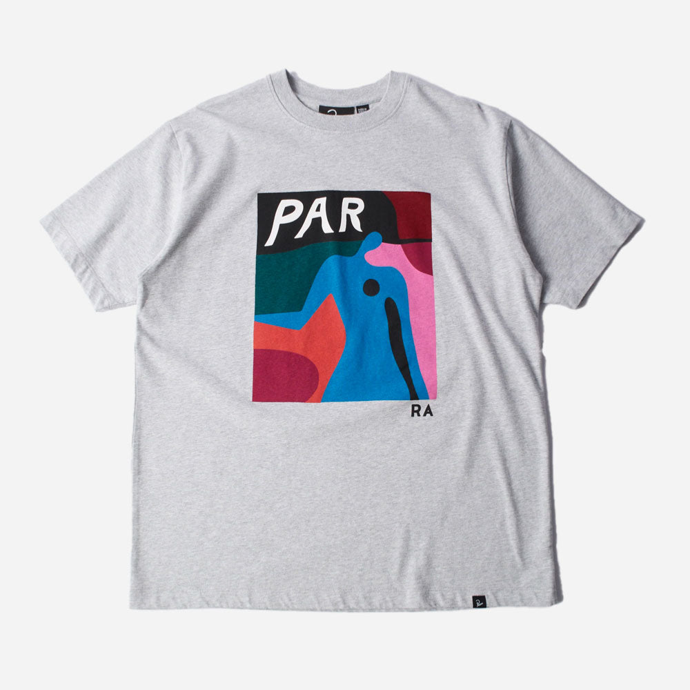 PARRA - GHOST CAVES T-SHIRT-  Heather Grey