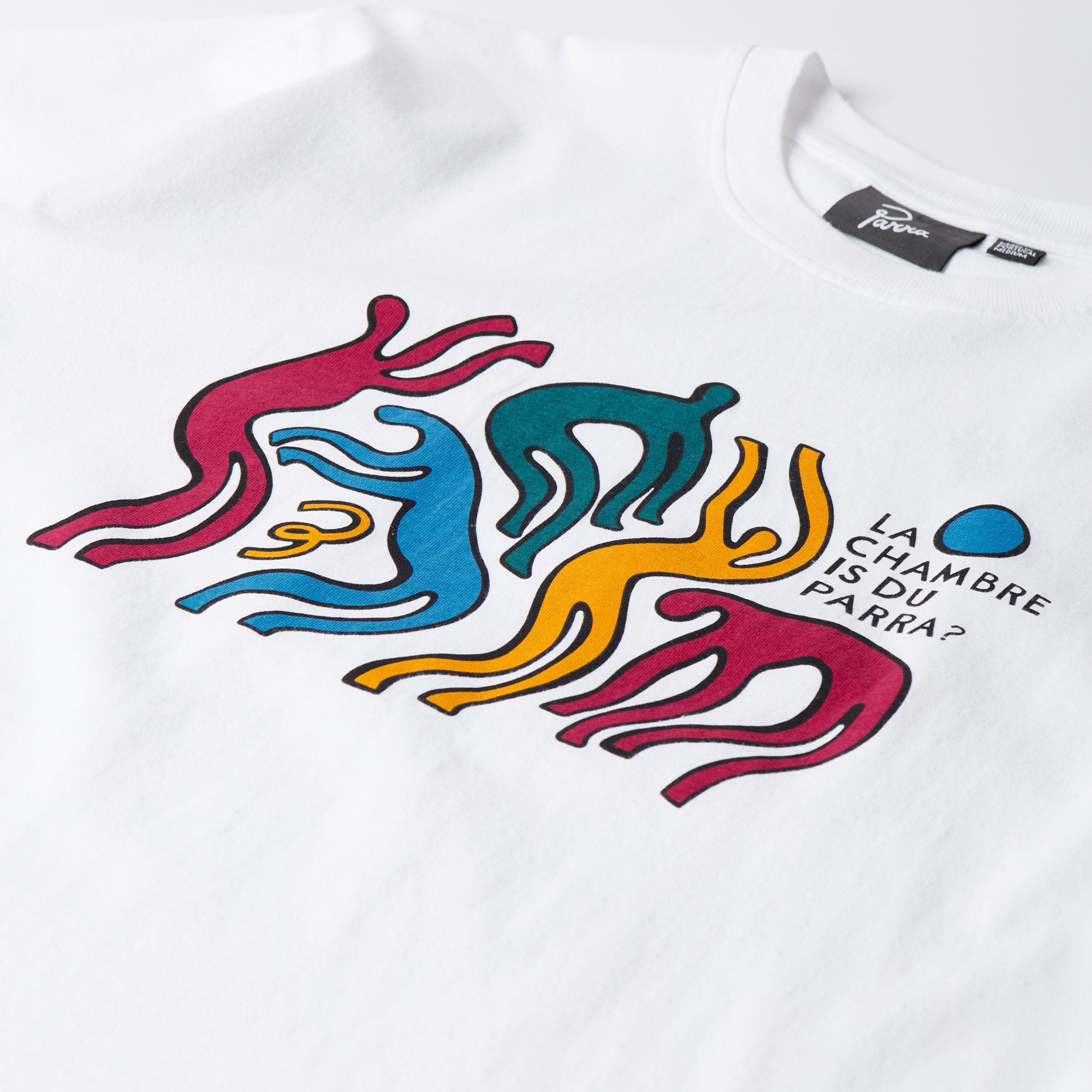 Parra - La chambre nuit t-shirt - White