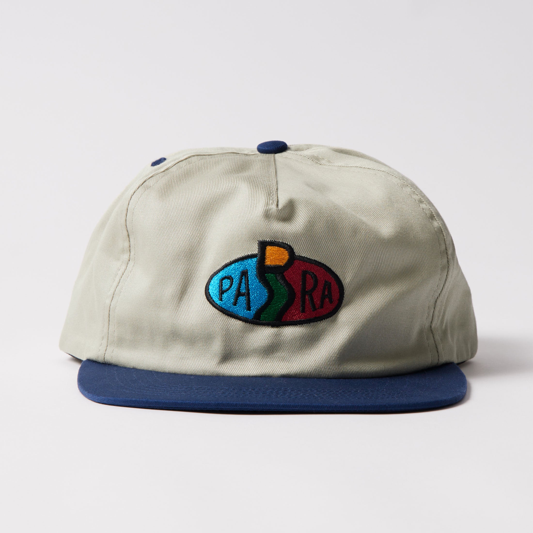 Parra - Legs logo 5 panel hat - Off White
