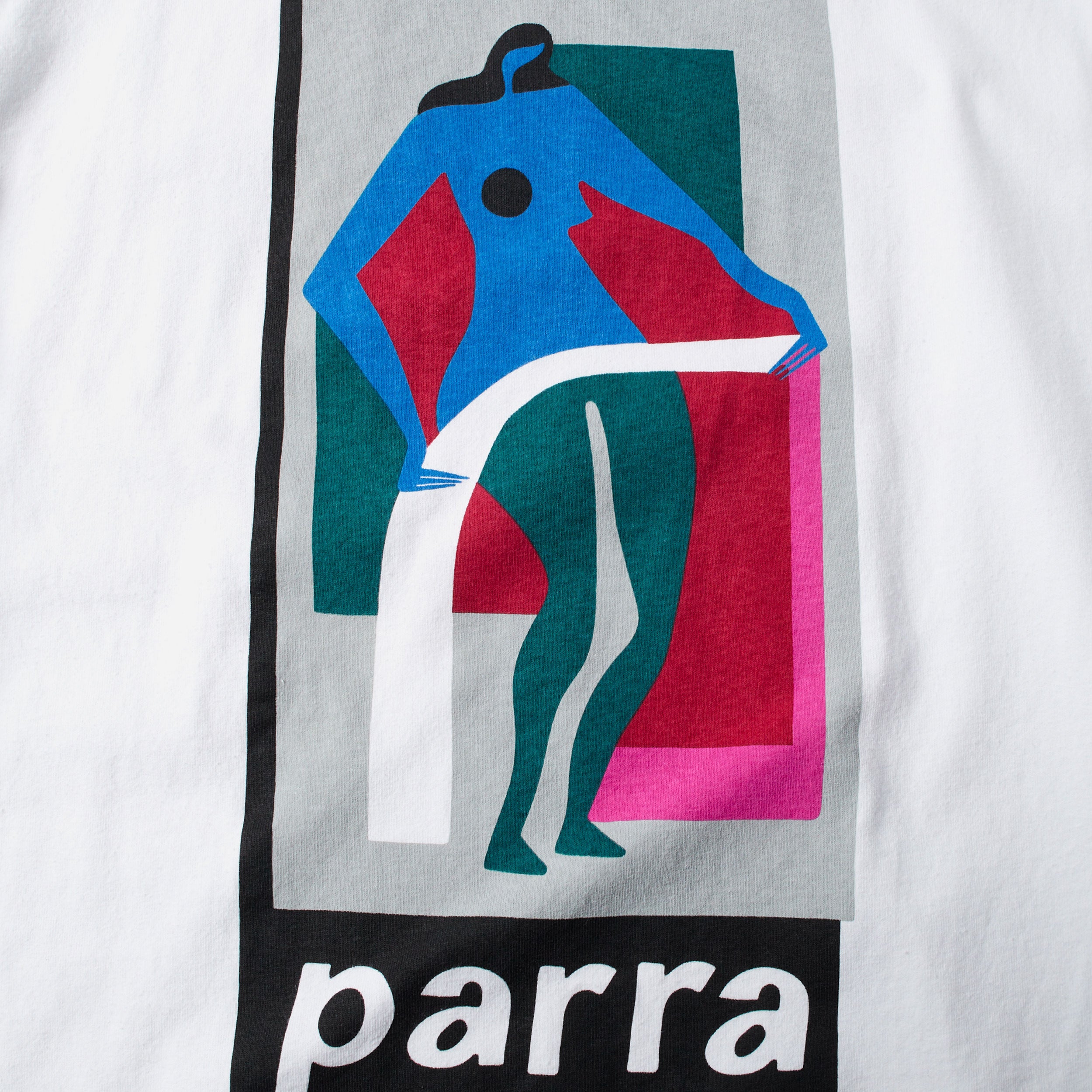 Parra - Lowering the bar long sleeve t-shirt - White