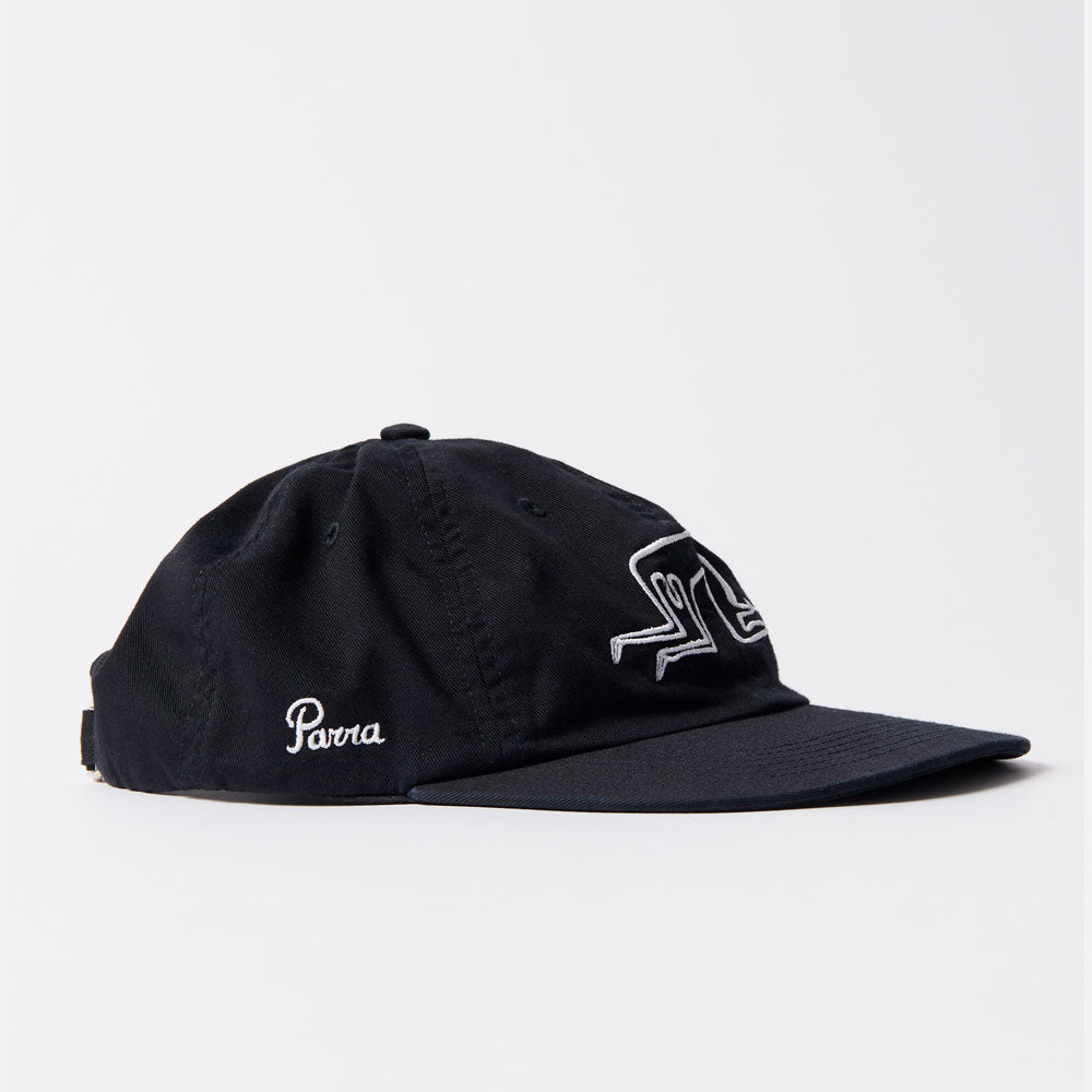 Parra - Mid career 6 panel hat - Black
