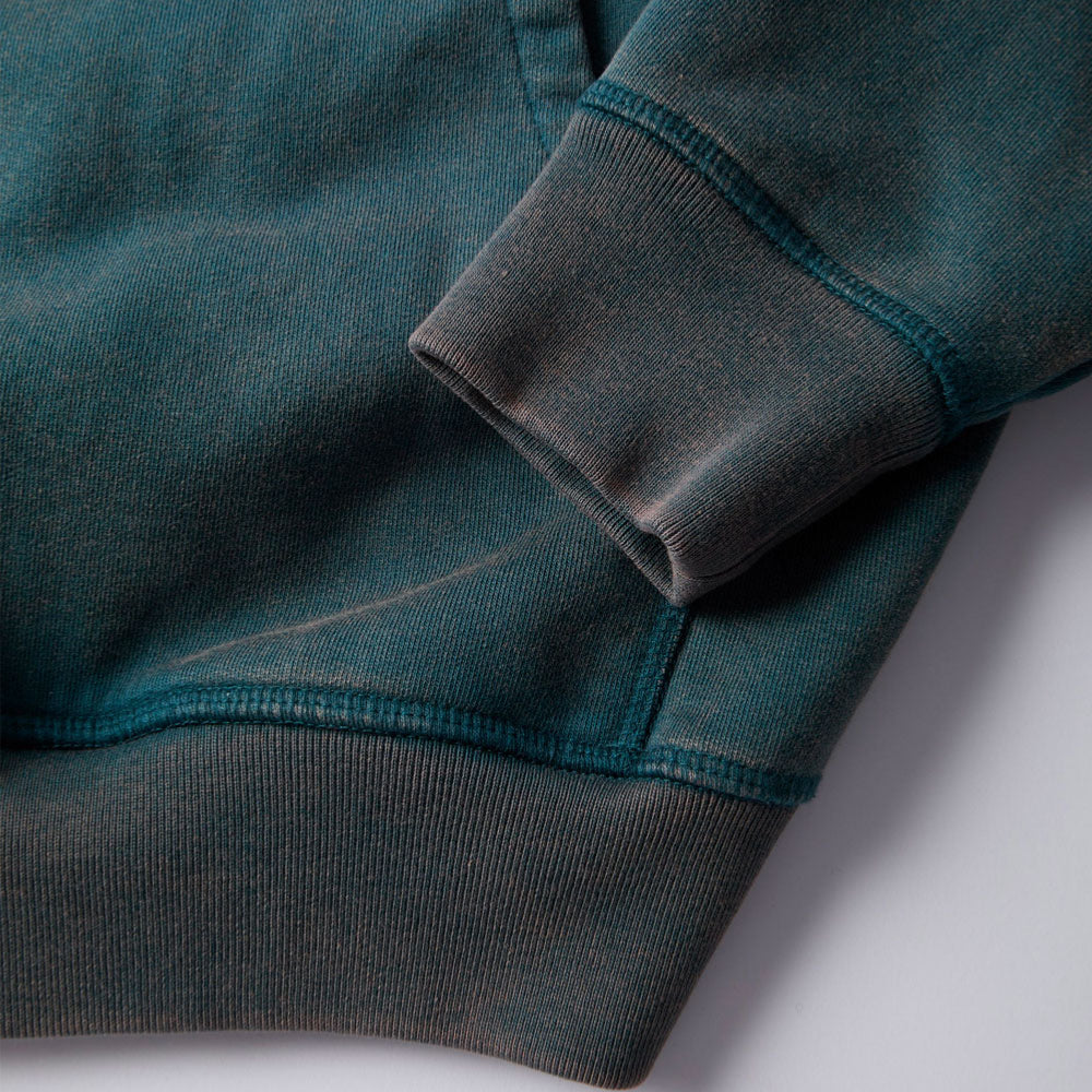 PARRA - NEUROTIC MINI FLAG HOODED -  Washed Blue