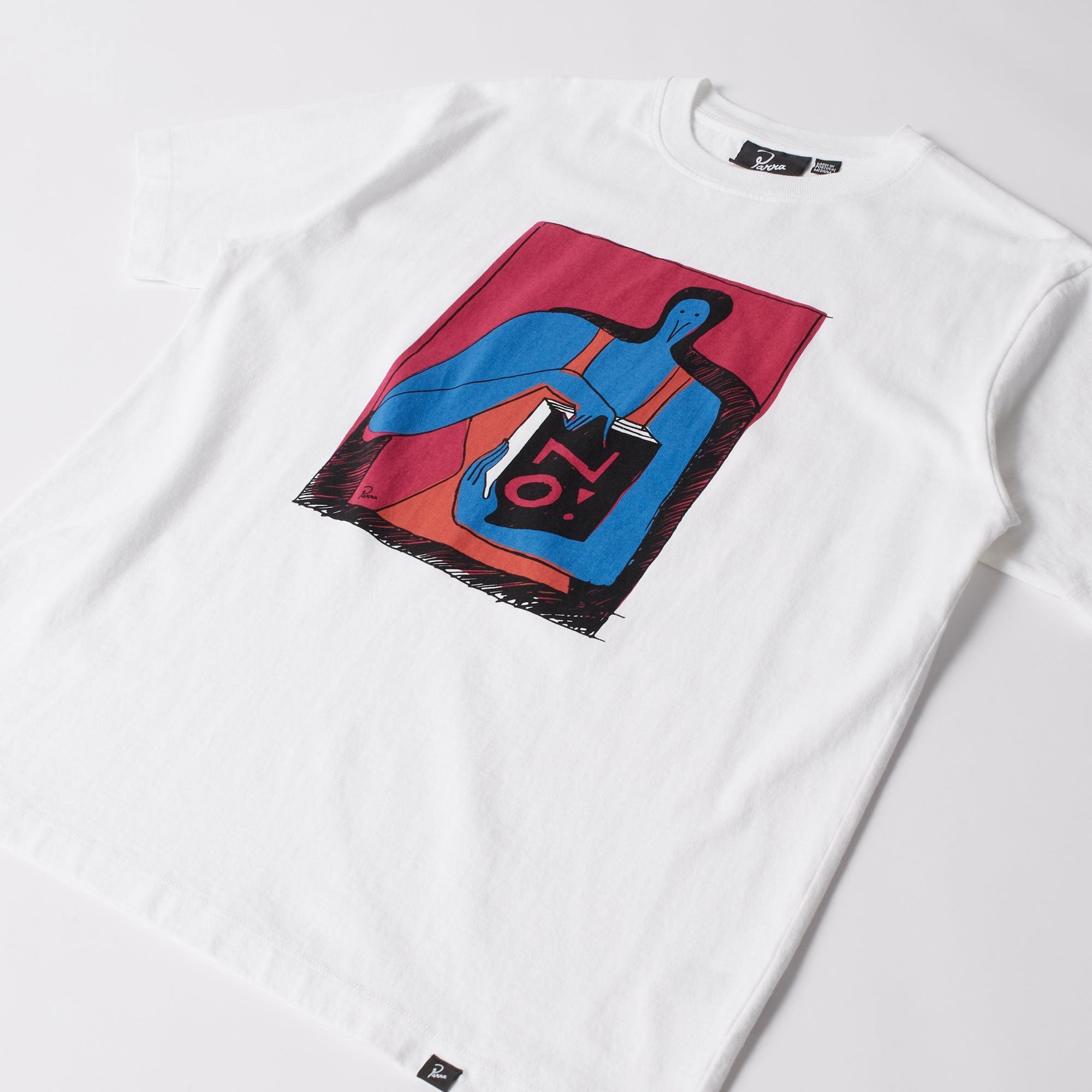 Parra - No Books T-Shirt - White