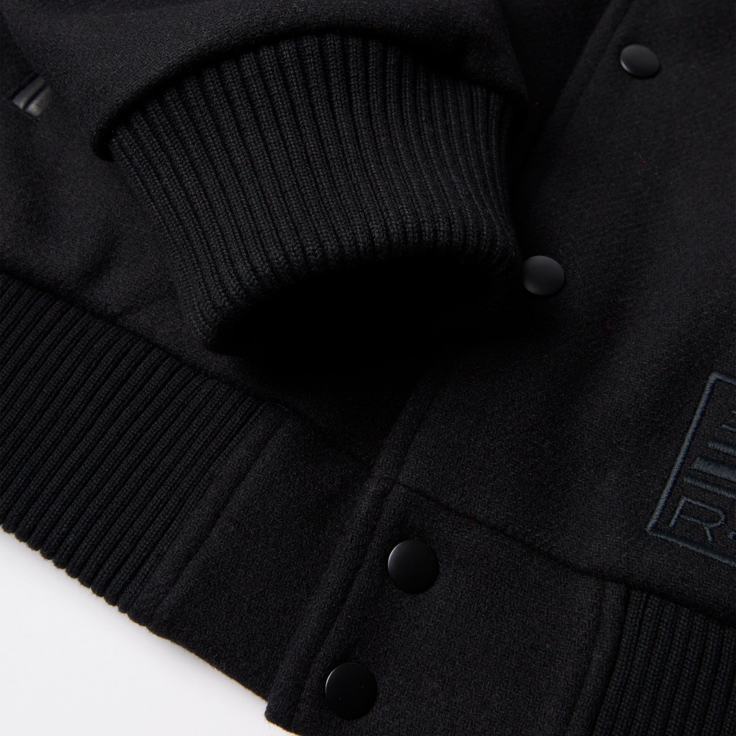 Parra - Not Movie Quality Varsity Jacket - Black