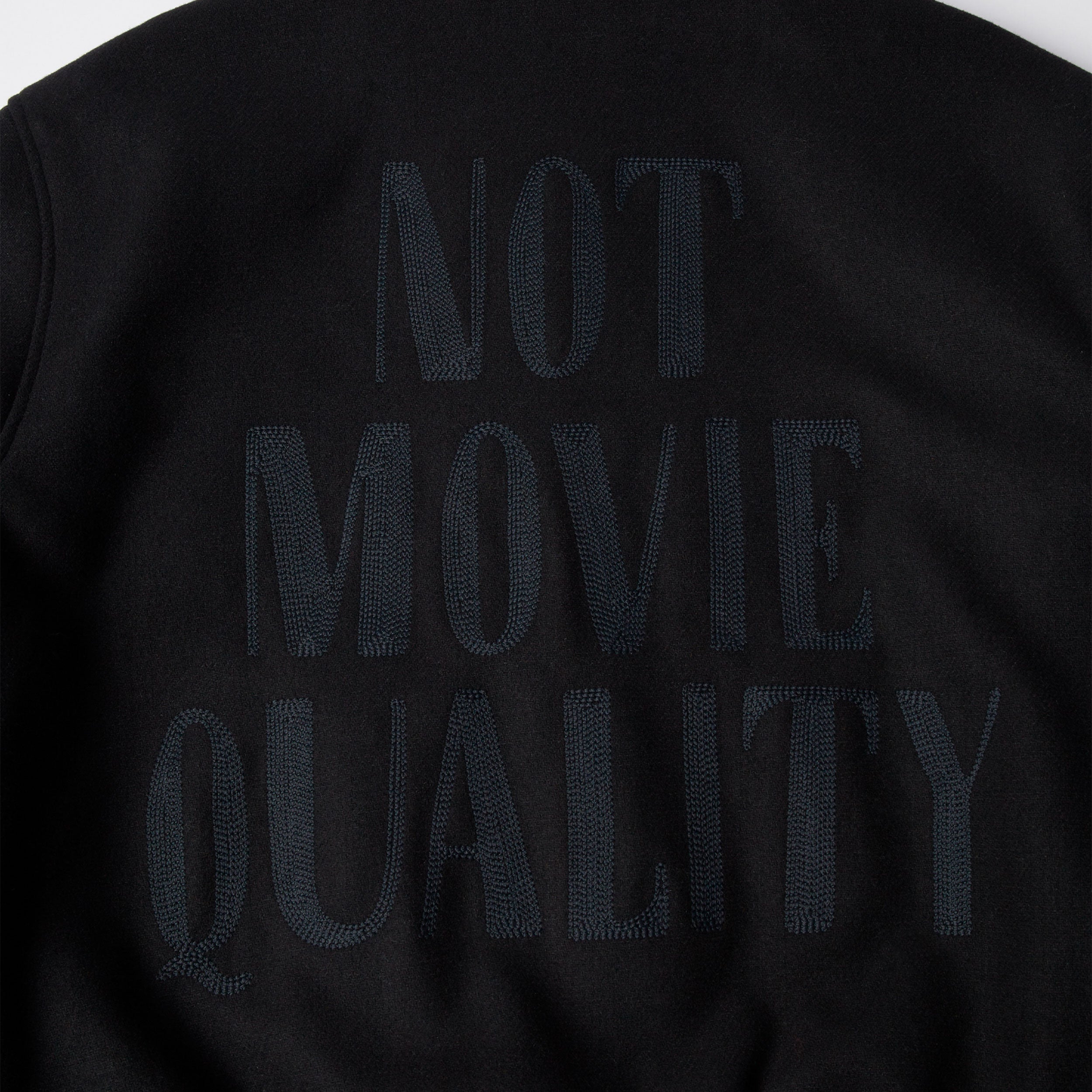 Parra - Not Movie Quality Varsity Jacket - Black
