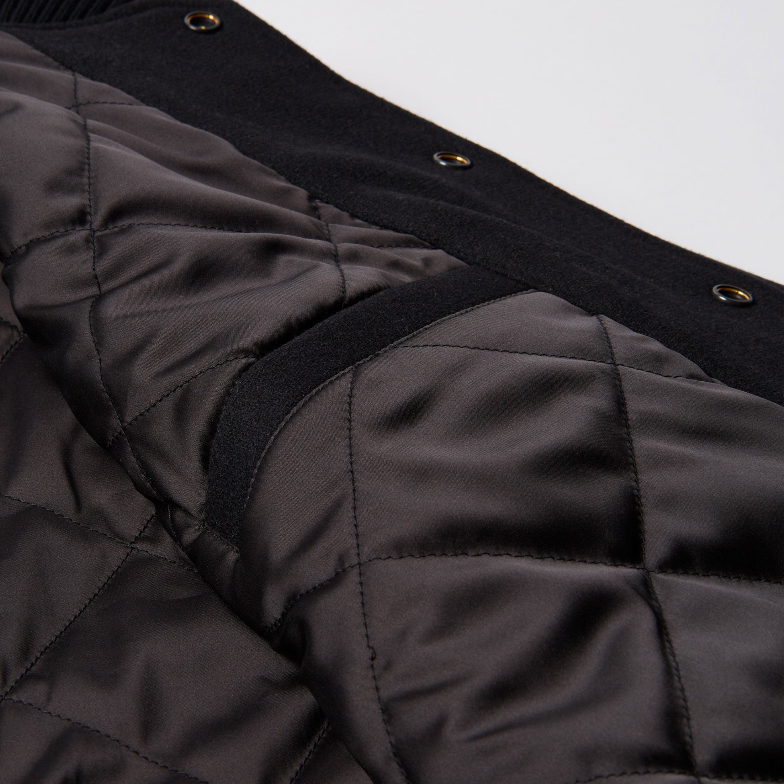 Parra - Not Movie Quality Varsity Jacket - Black