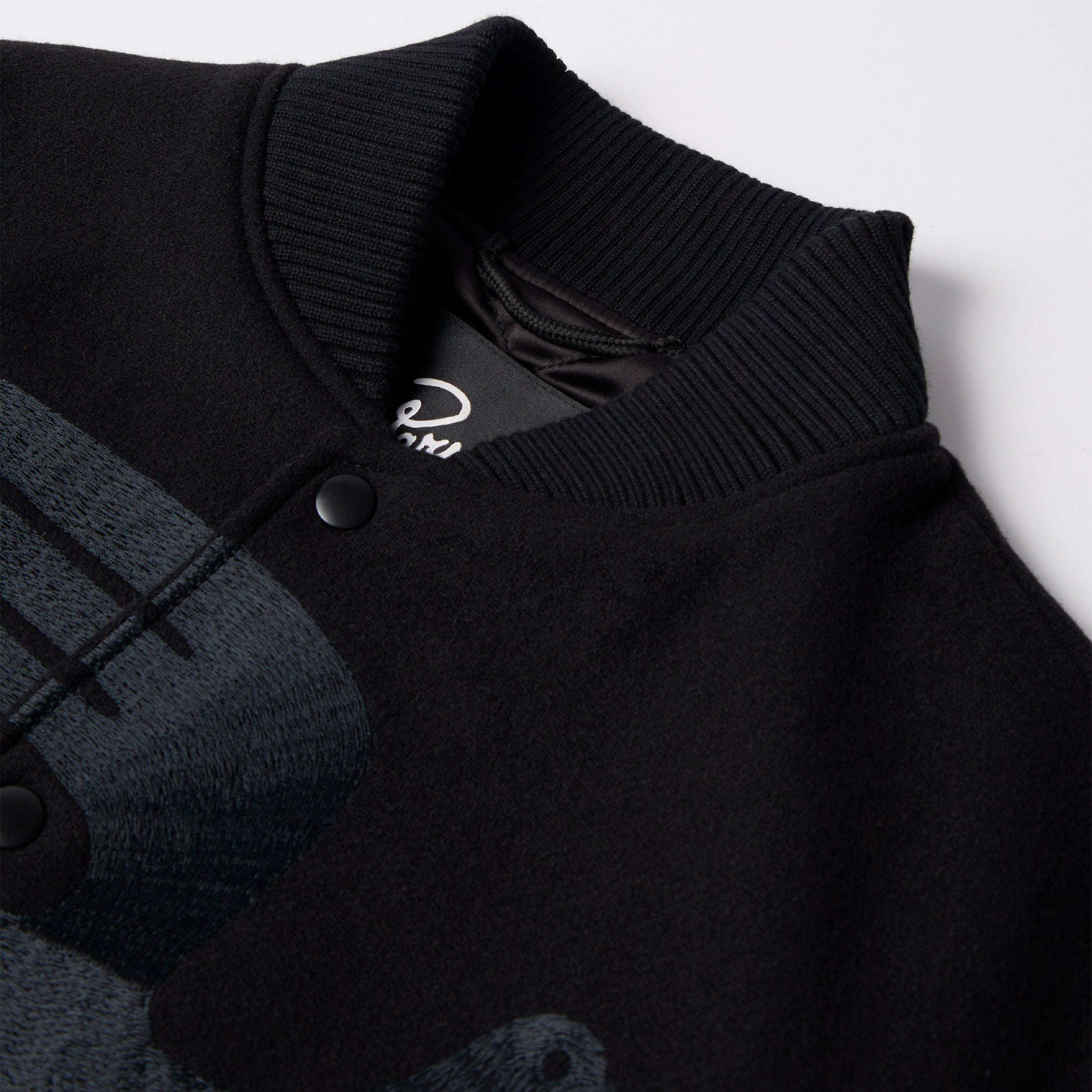 Parra - Not Movie Quality Varsity Jacket - Black