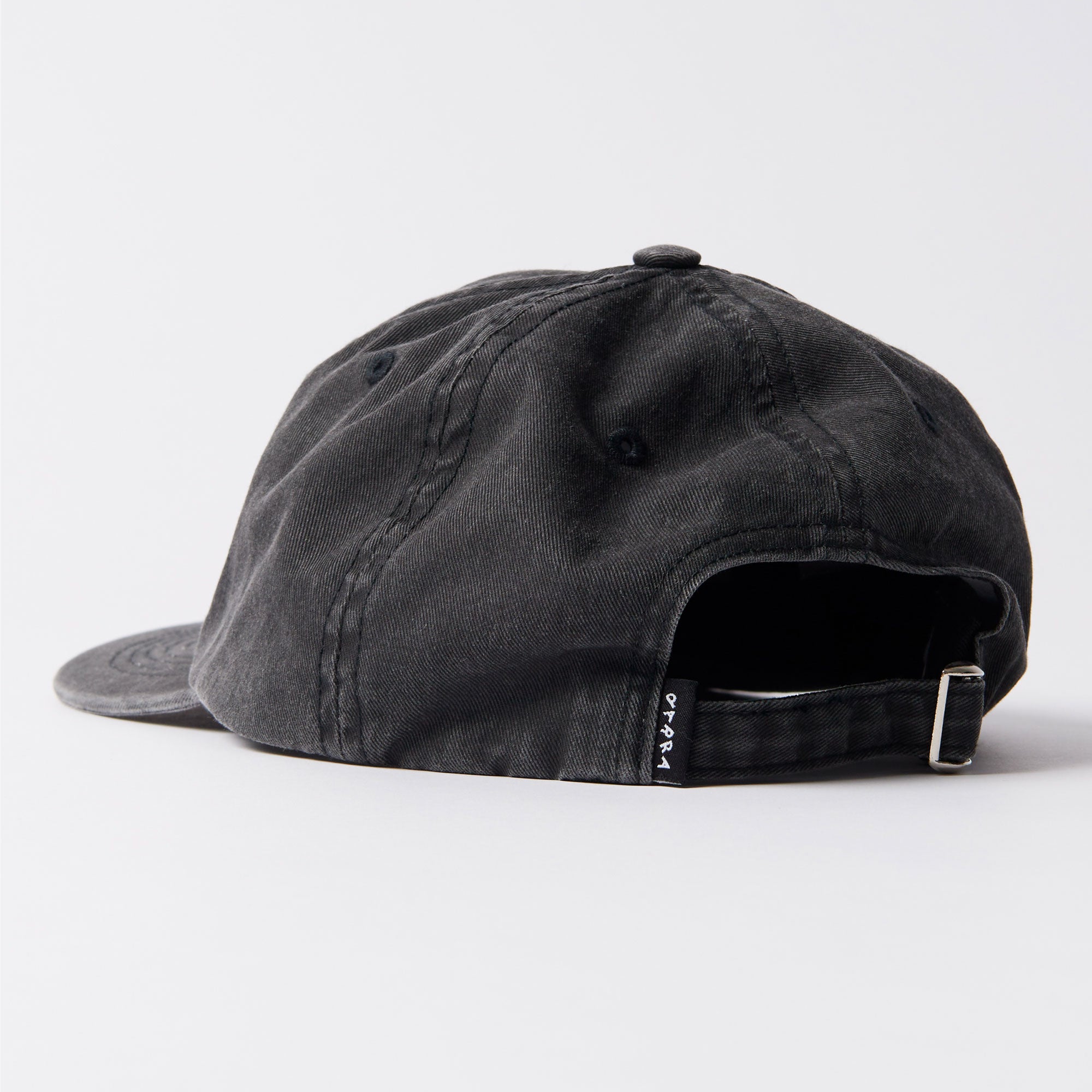 Parra - Scripted 6 panel hat - Washed Black