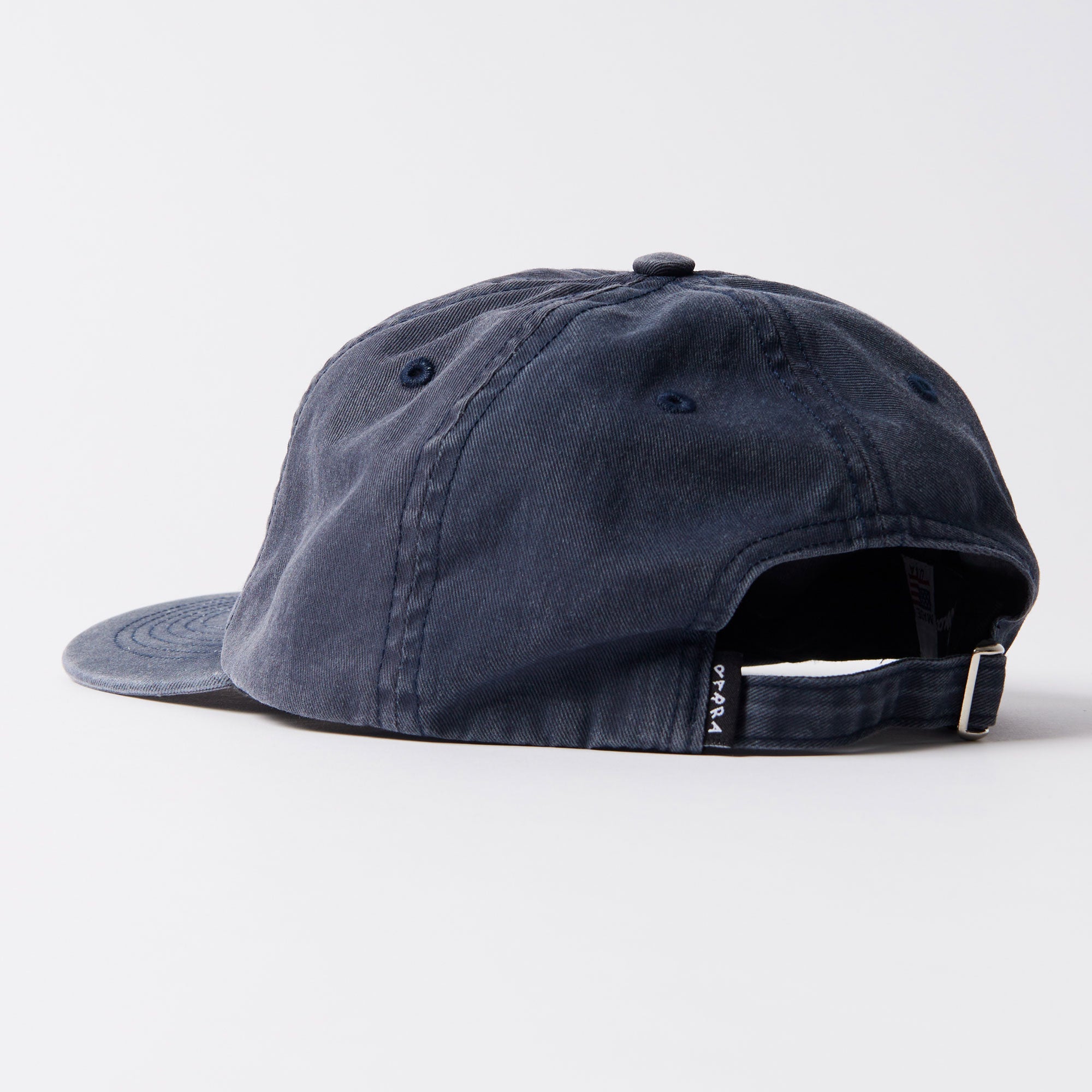 Parra - Scripted 6 panel hat - Washed Navy Blue