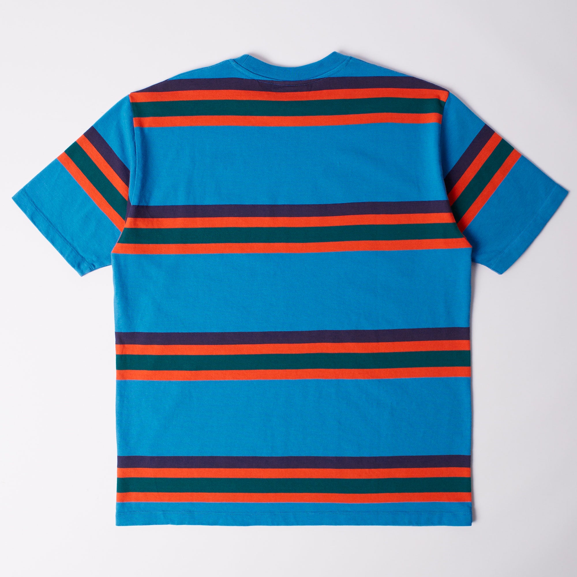 Parra - Script Striped T-Shirt - Blue