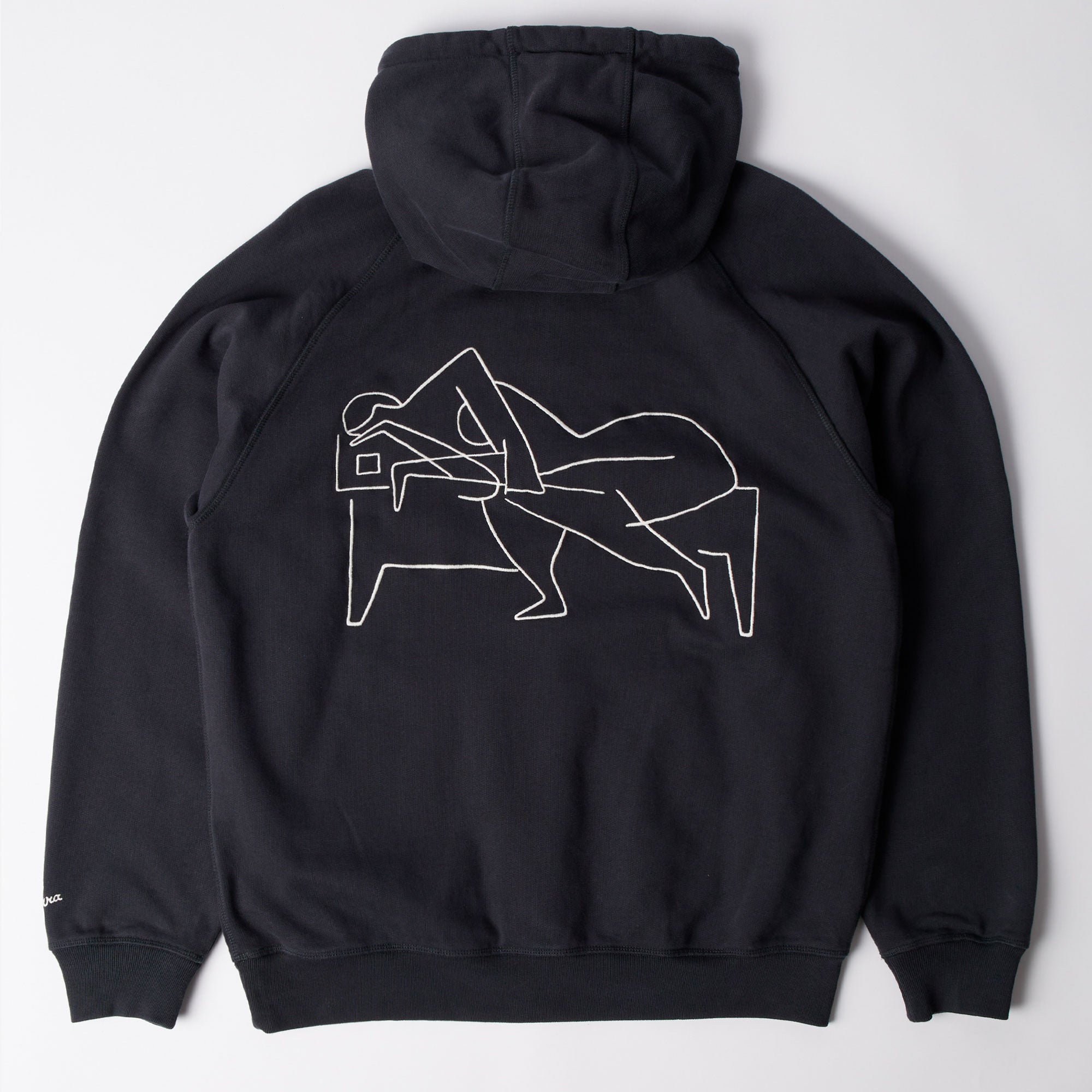 Parra -Sleep now Hooded Sweatshirt - Black