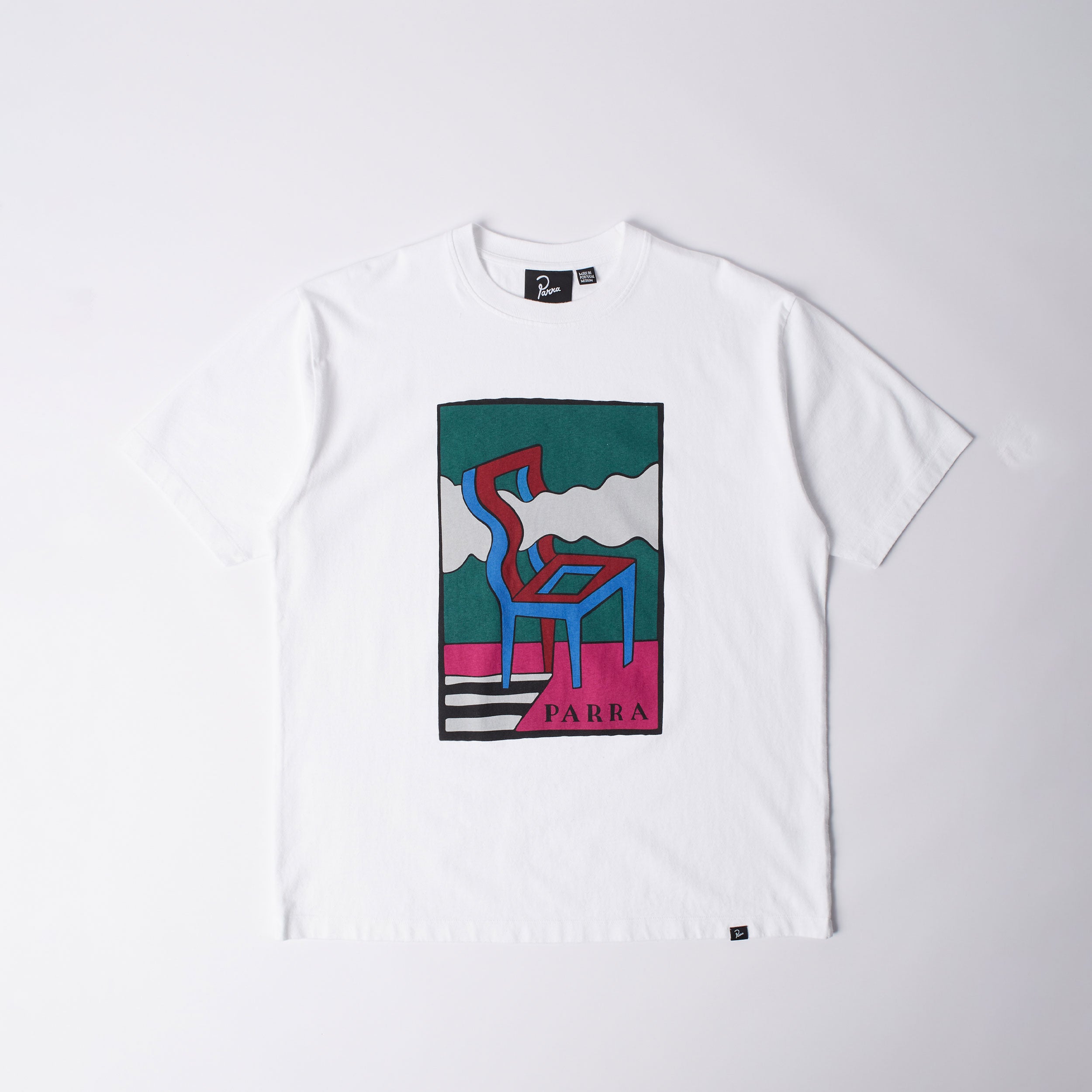 Parra - Smoke chair t-shirt - White