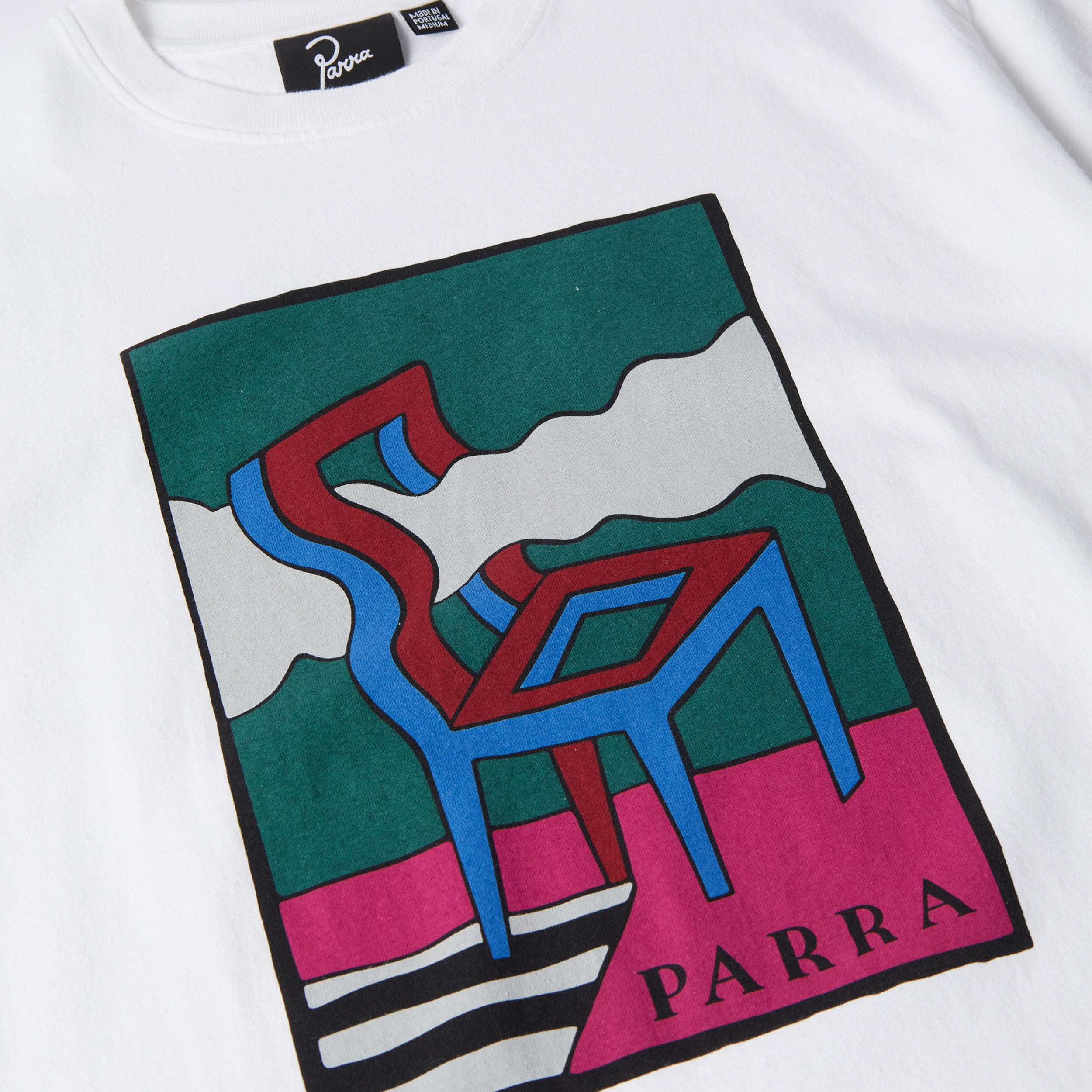Parra - Smoke chair t-shirt - White