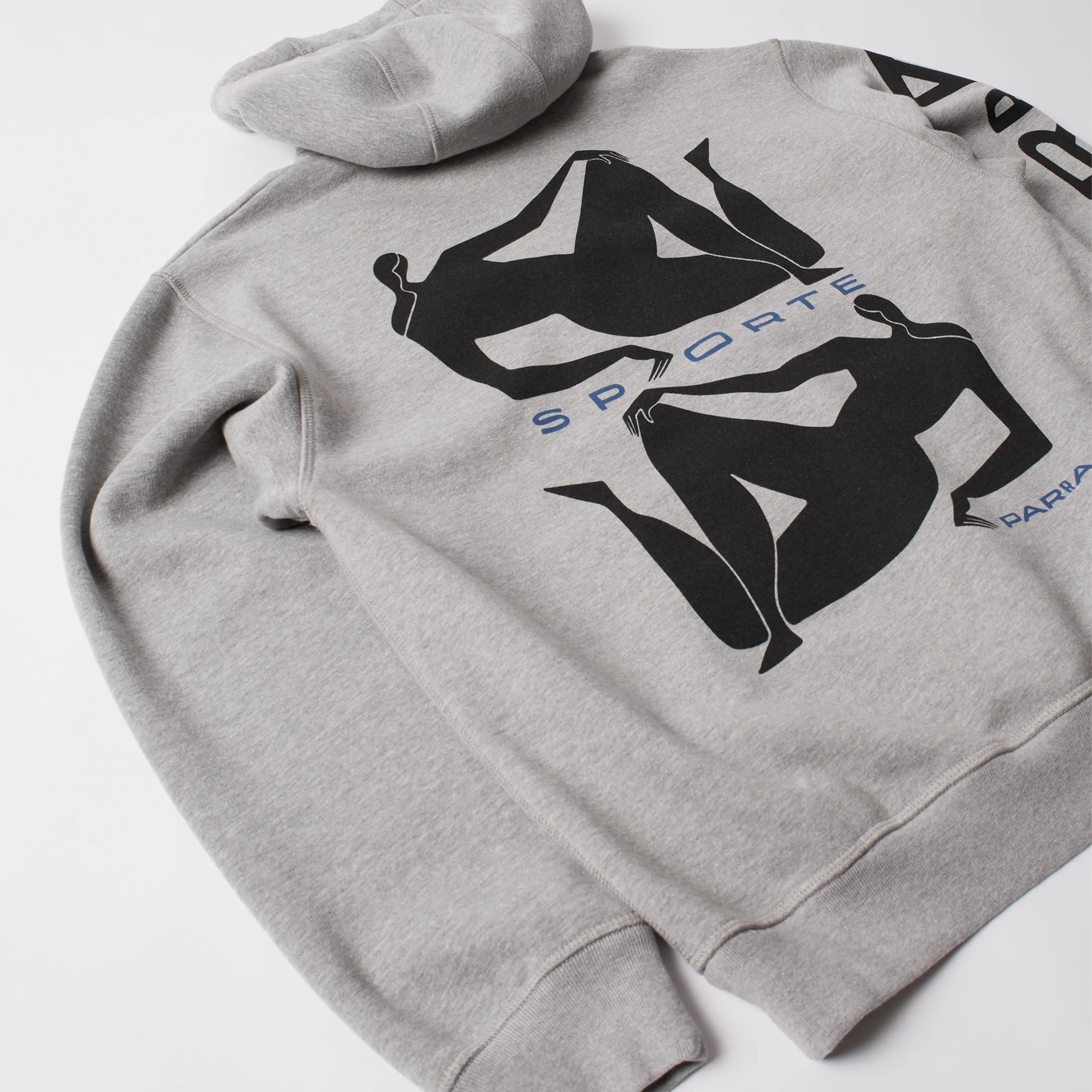 Parra - Sporte Hooded Sweatshirt Heather Grey