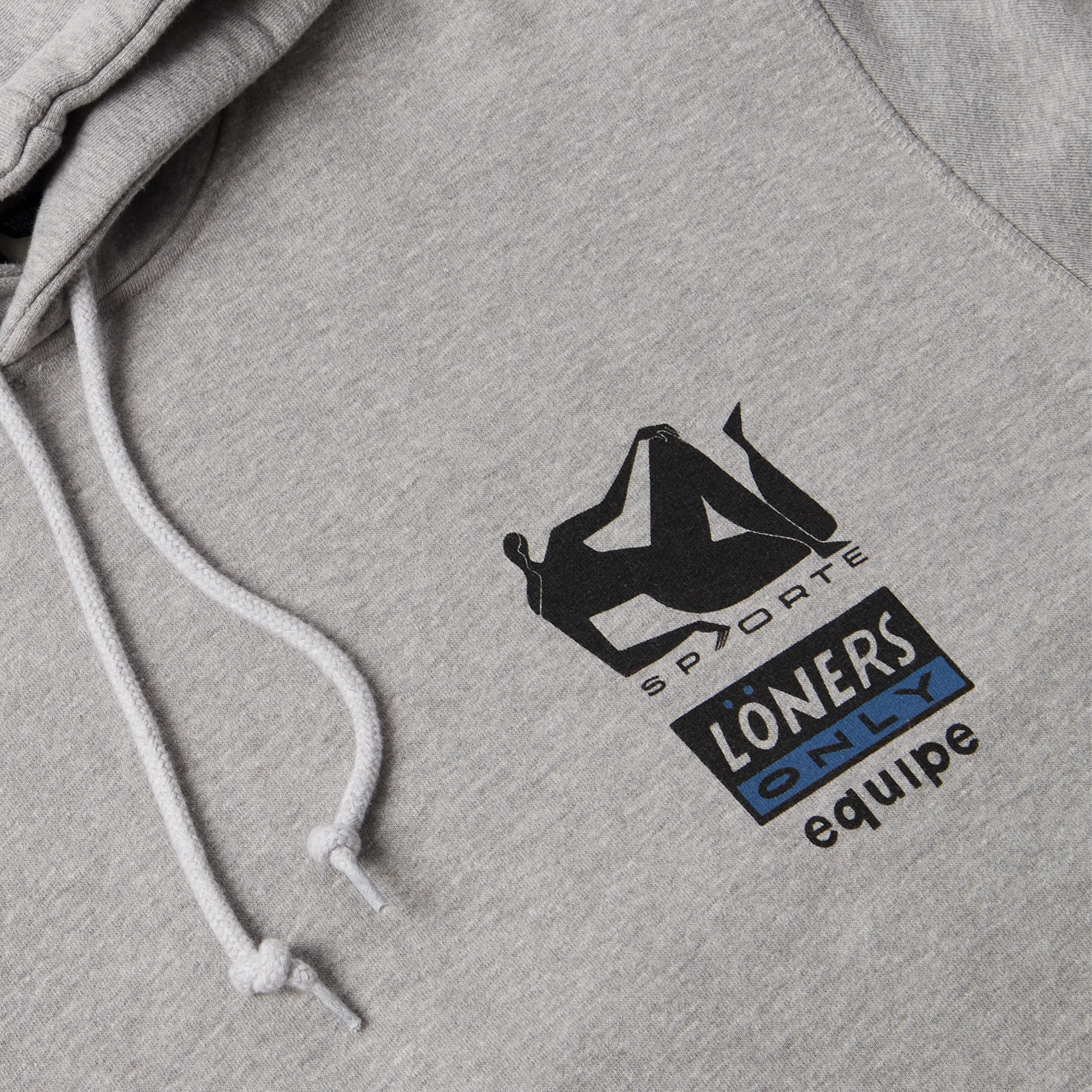 Parra - Sporte Hooded Sweatshirt Heather Grey
