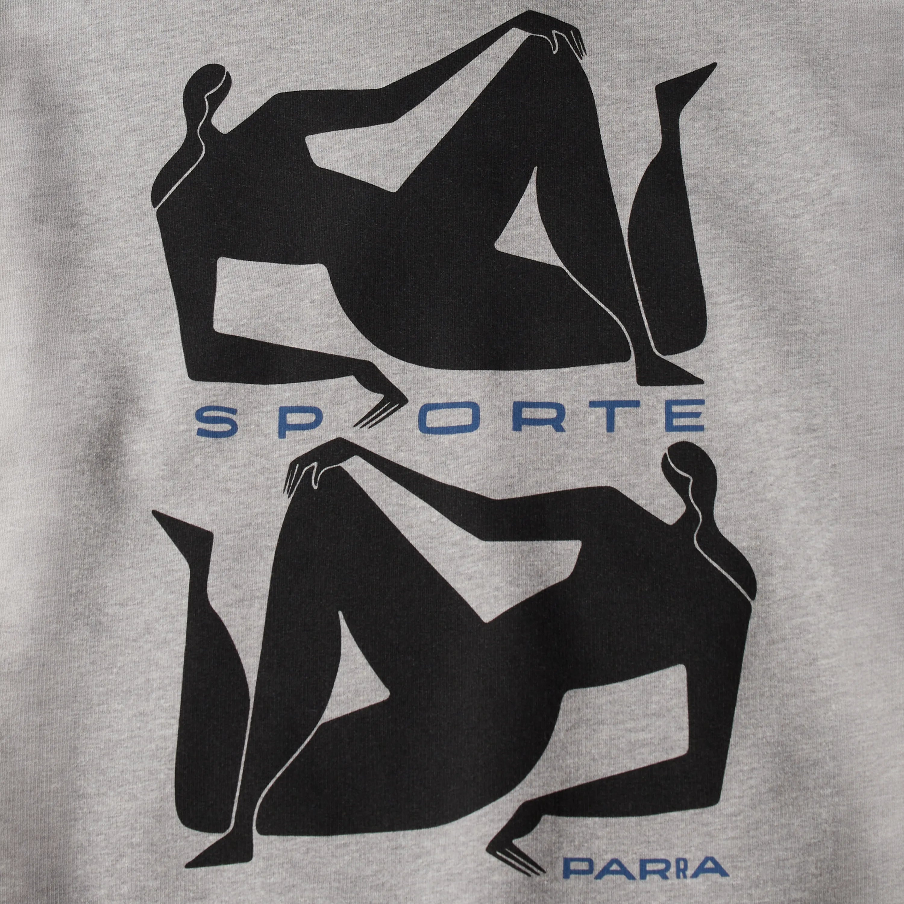 Parra - Sporte Hooded Sweatshirt Heather Grey