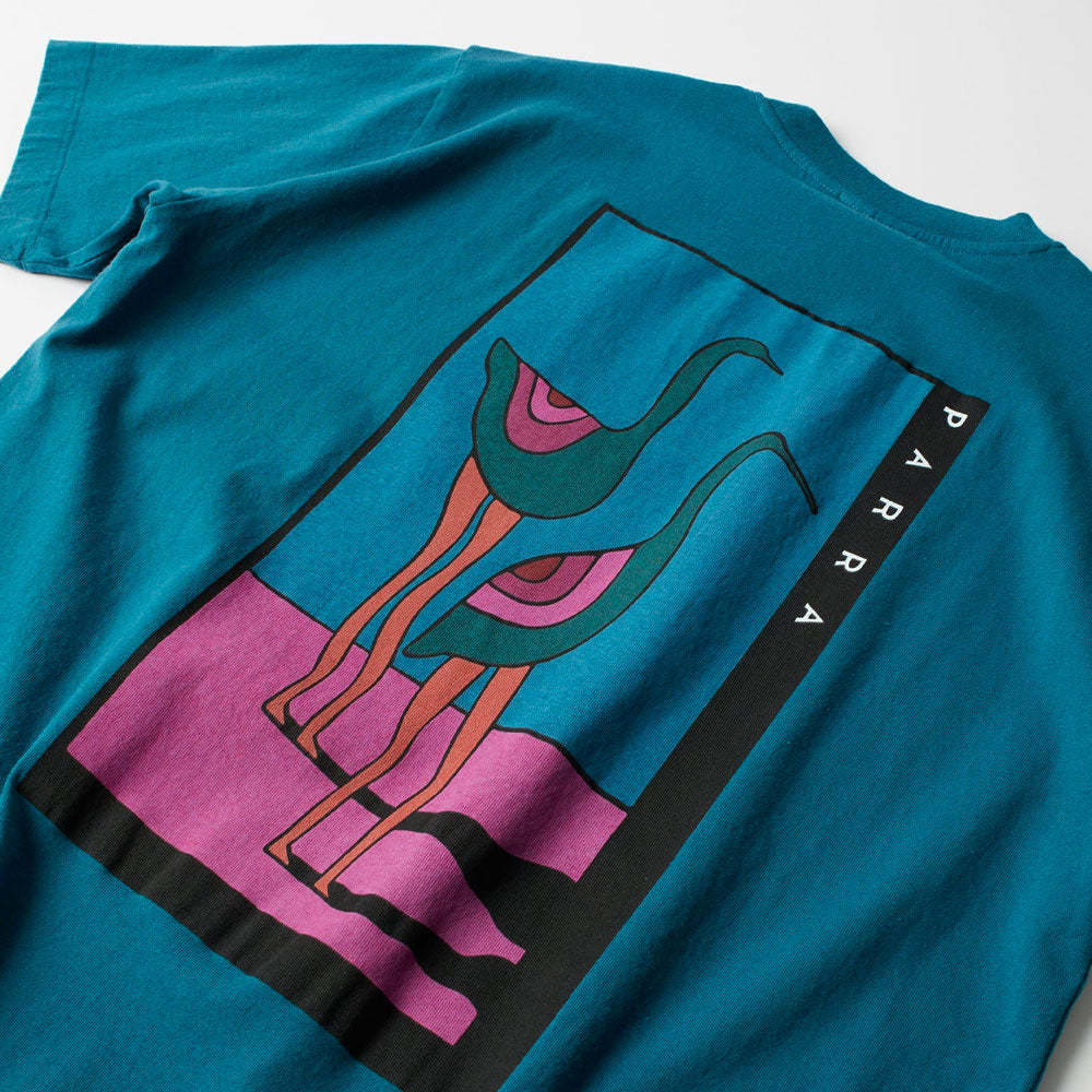 Parra - The Stand Off T -shirt - Deep Sea Green