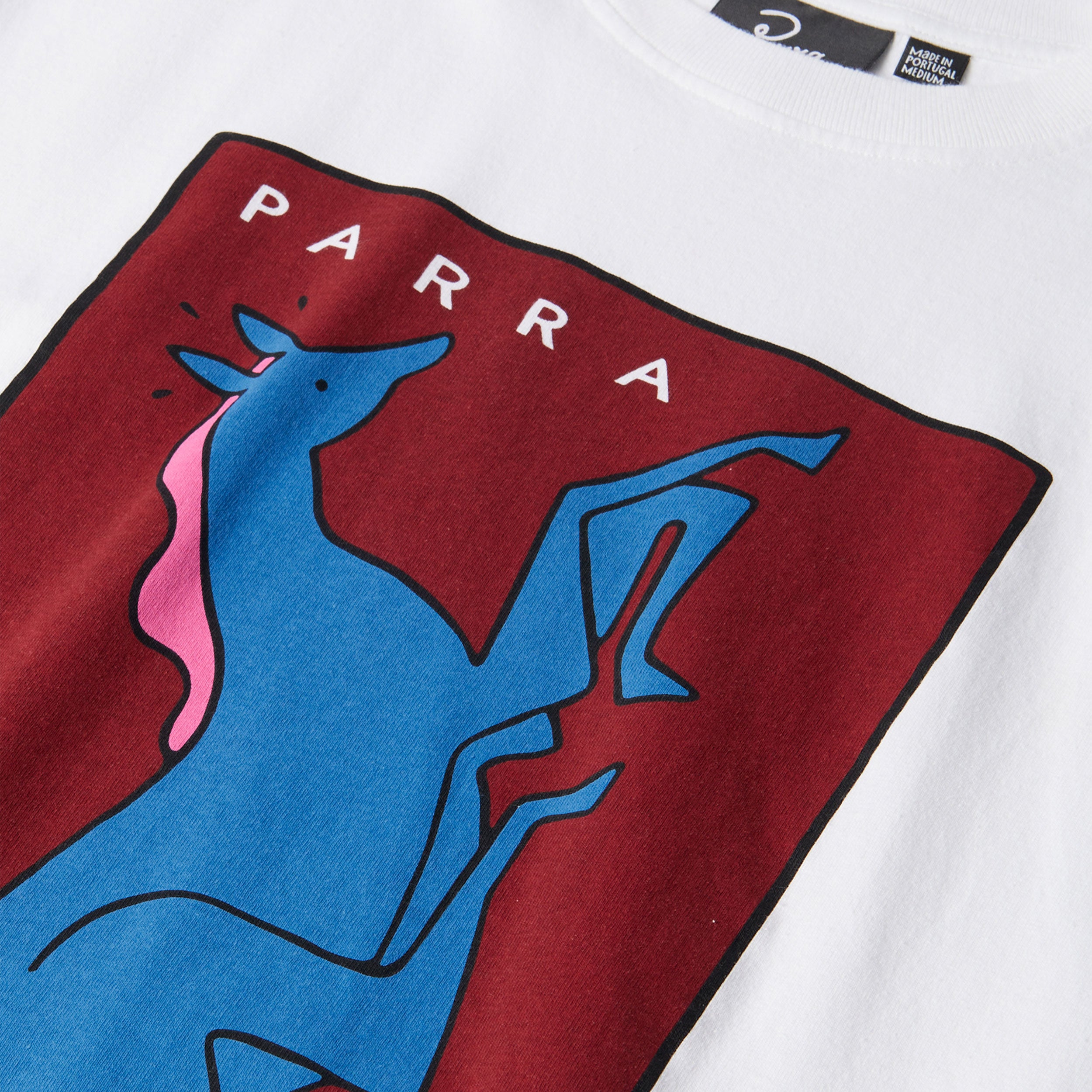 Parra - Vertical horse t-shirt - White