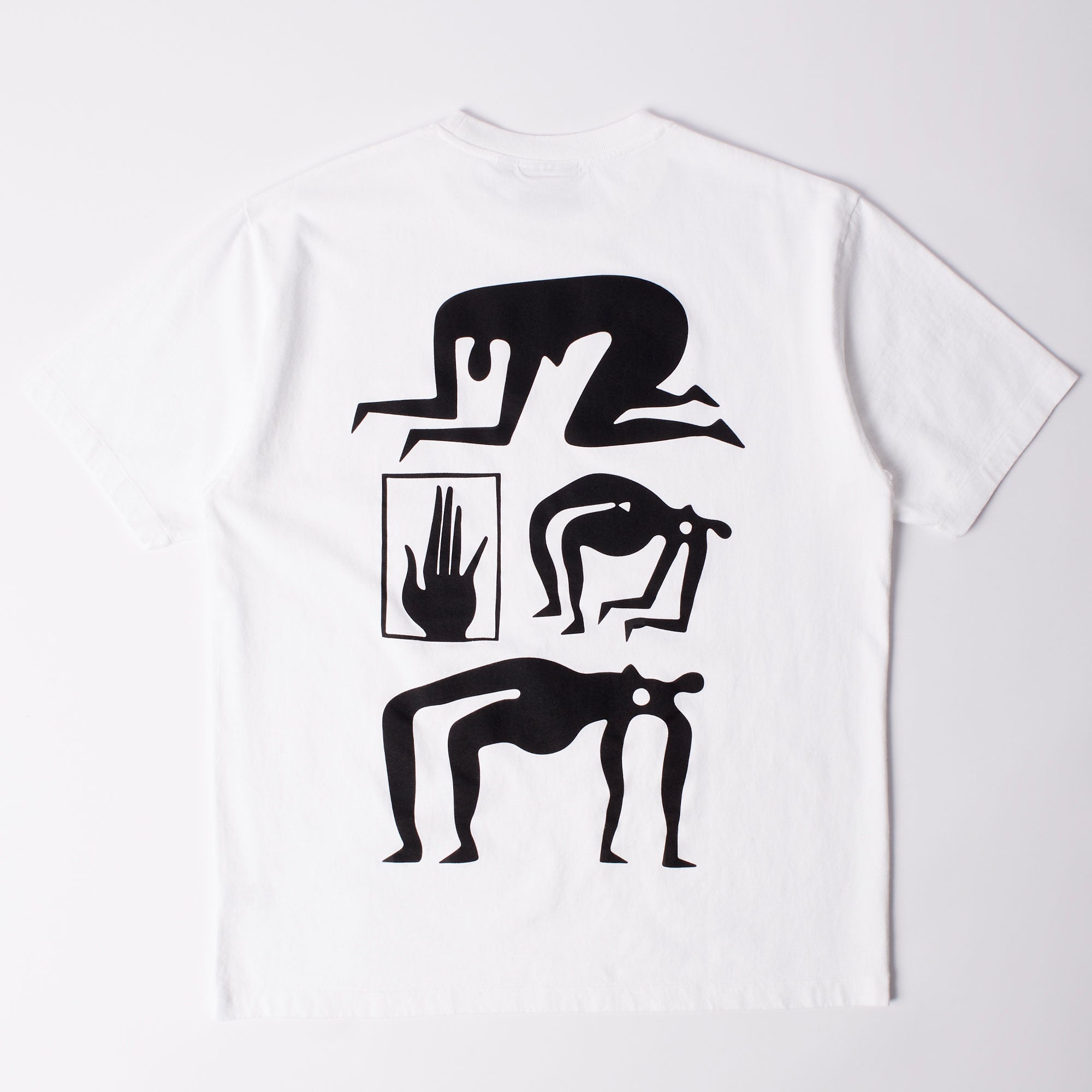 Parra - Yoga discounts t-shirt - White