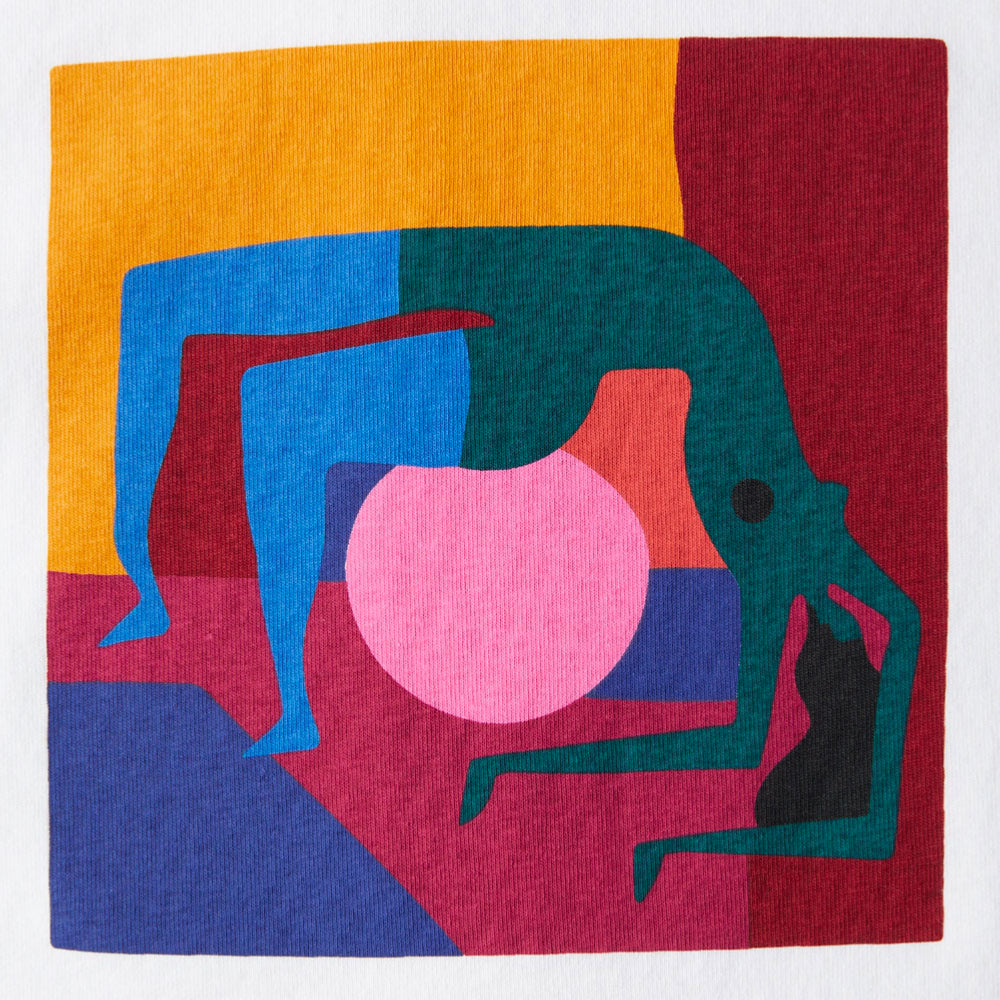 Parra - Yoga Balled T-shirt - White