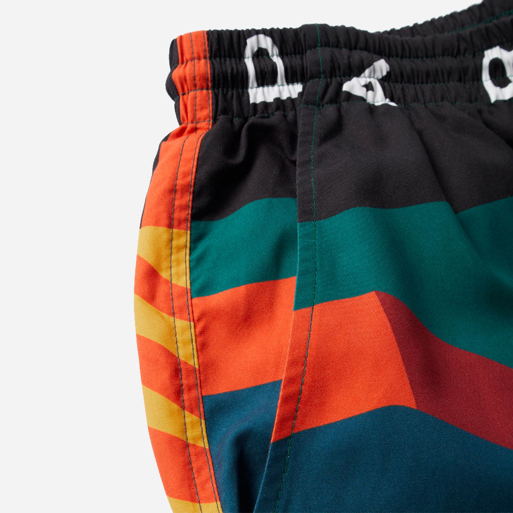 PARRA -  BEACHED IN WHITE SWIM SHORTS -  Multi