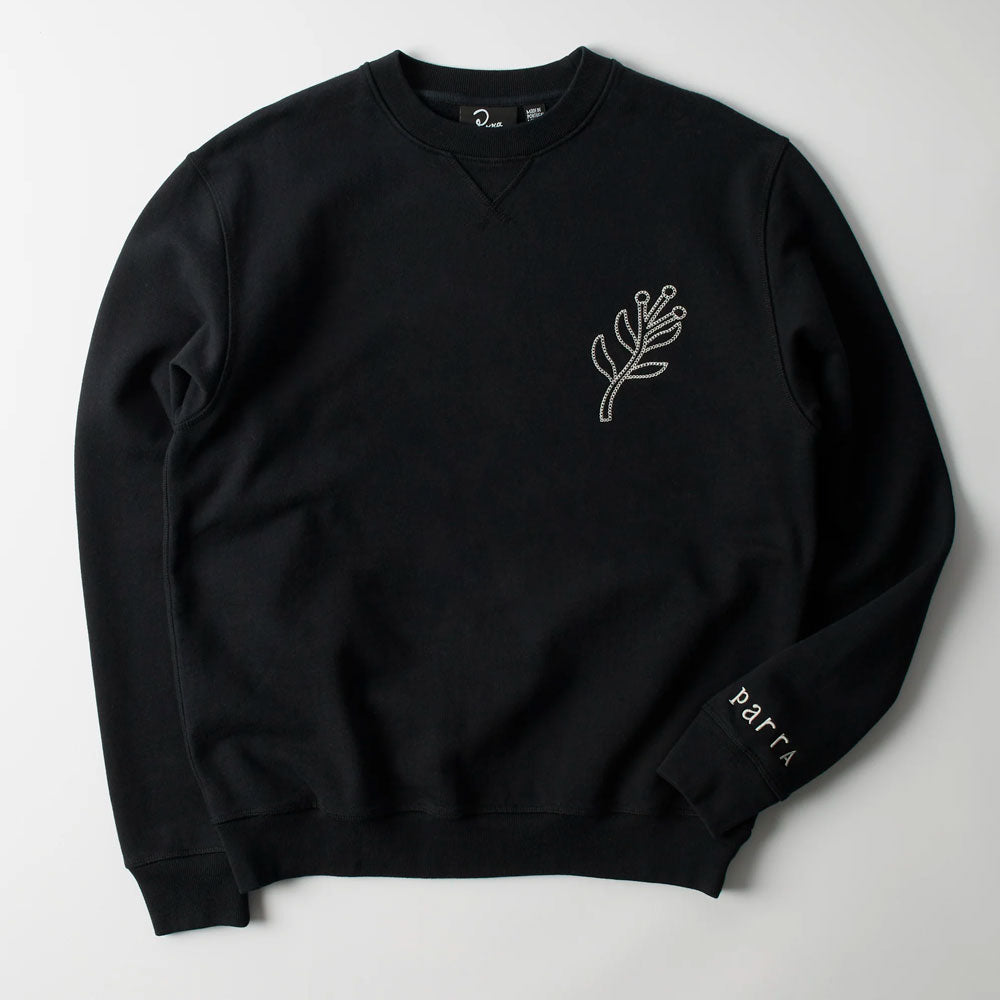 PARRA - DUCK ATTACK CREW NECK SWEATSHIRT - Black