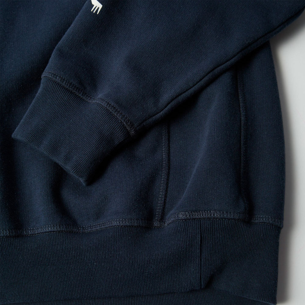 PARRA - FANCY PIGEON CREW NECK SWEATSHIRT - Midnight Blue